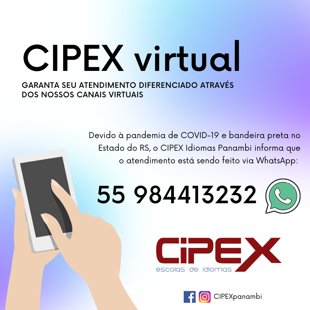 ⚠️ Comunicado 🟡 Em razão da... - CIPEX Idiomas Panambi