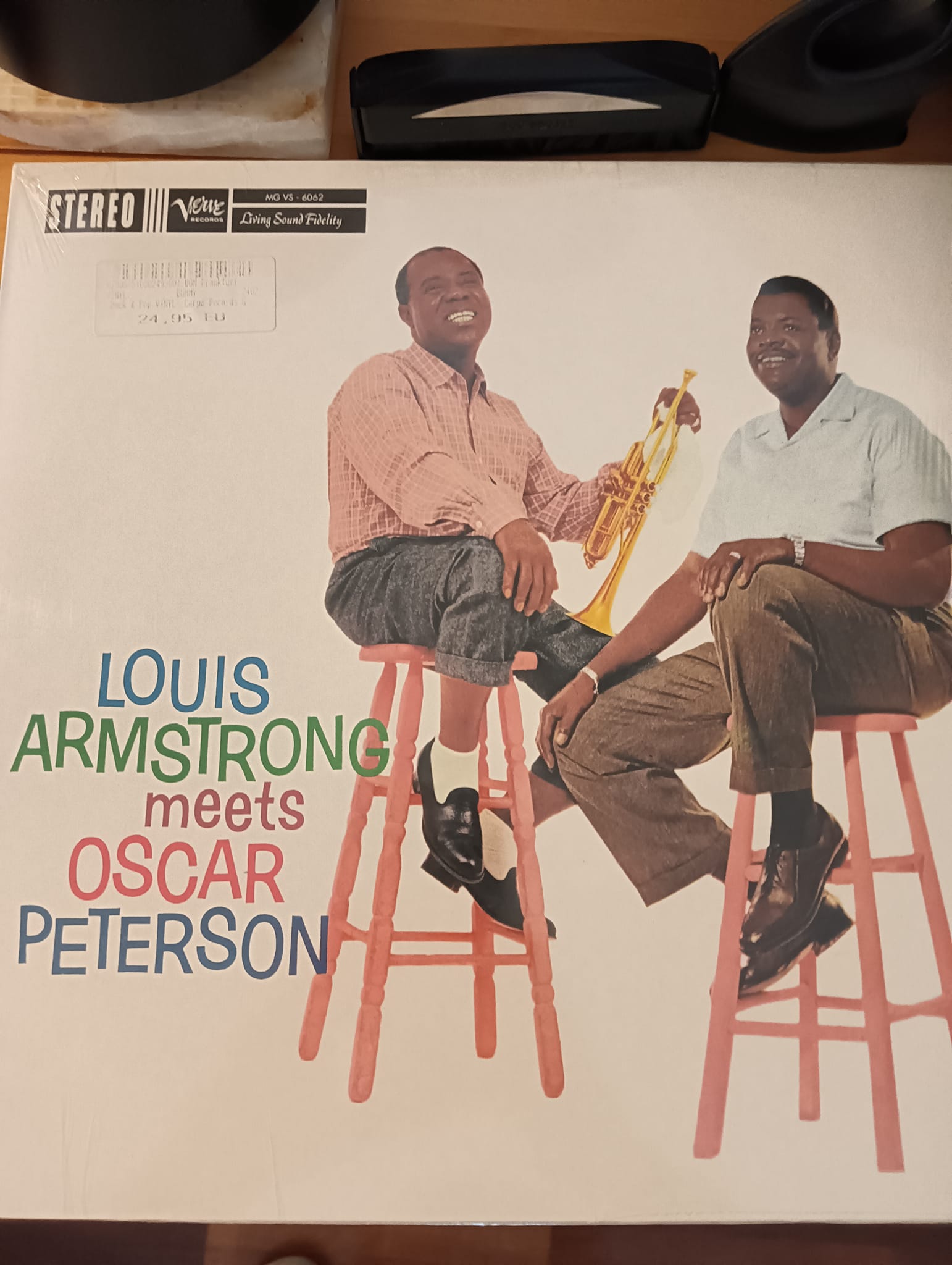 Oscar Peterson & Louis Armstrong, Photo cover from the CD: “Louis
