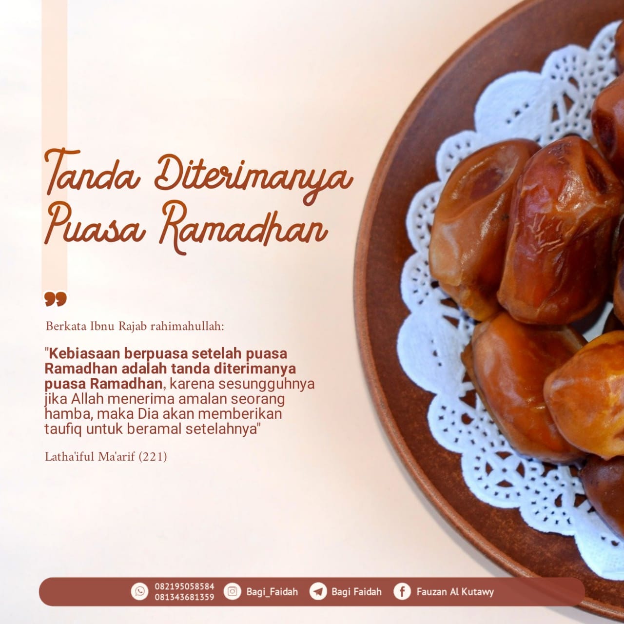 Silsilah - *ORANG YANG TERJAGA MALAM BERIBADAH KEPADA RABB-NYA DALAM ...