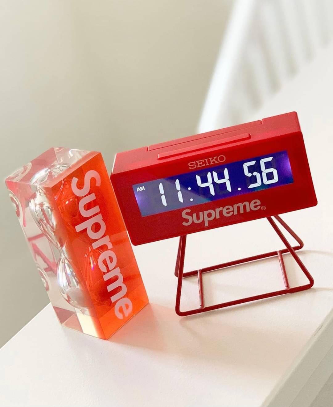 Supreme x Seiko Marathon Clock 