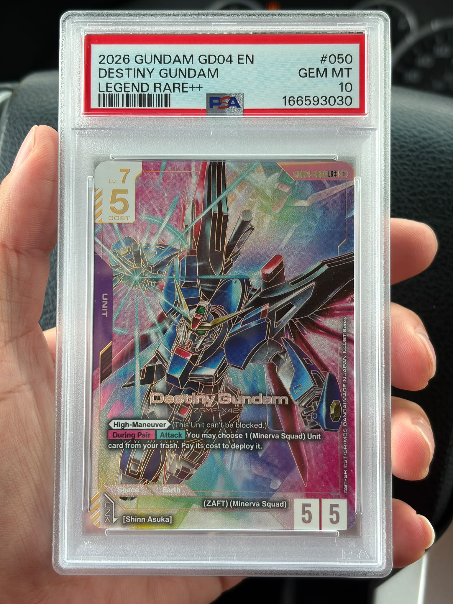 Finally came back from PSA 🙌 2026 GUNDAM GD04 EN DESTINY GUNDAM