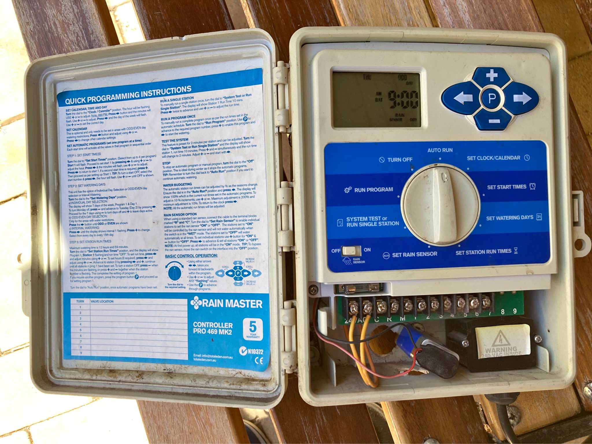 Rainmaster Retic Controller - Measuring Tools & Sensors - Perth ...