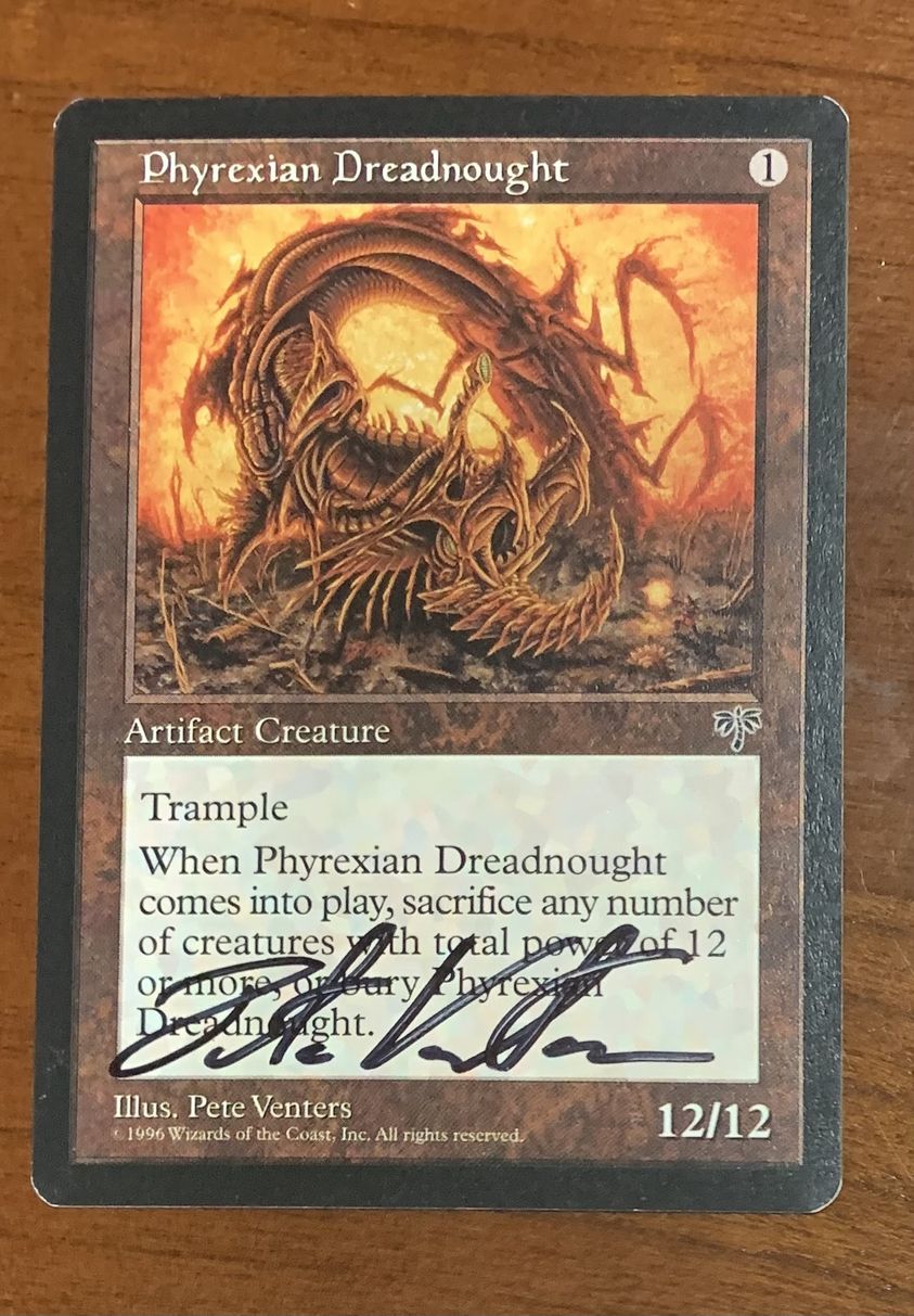 Phyrexian Dreadnought Magic: The Gathering card