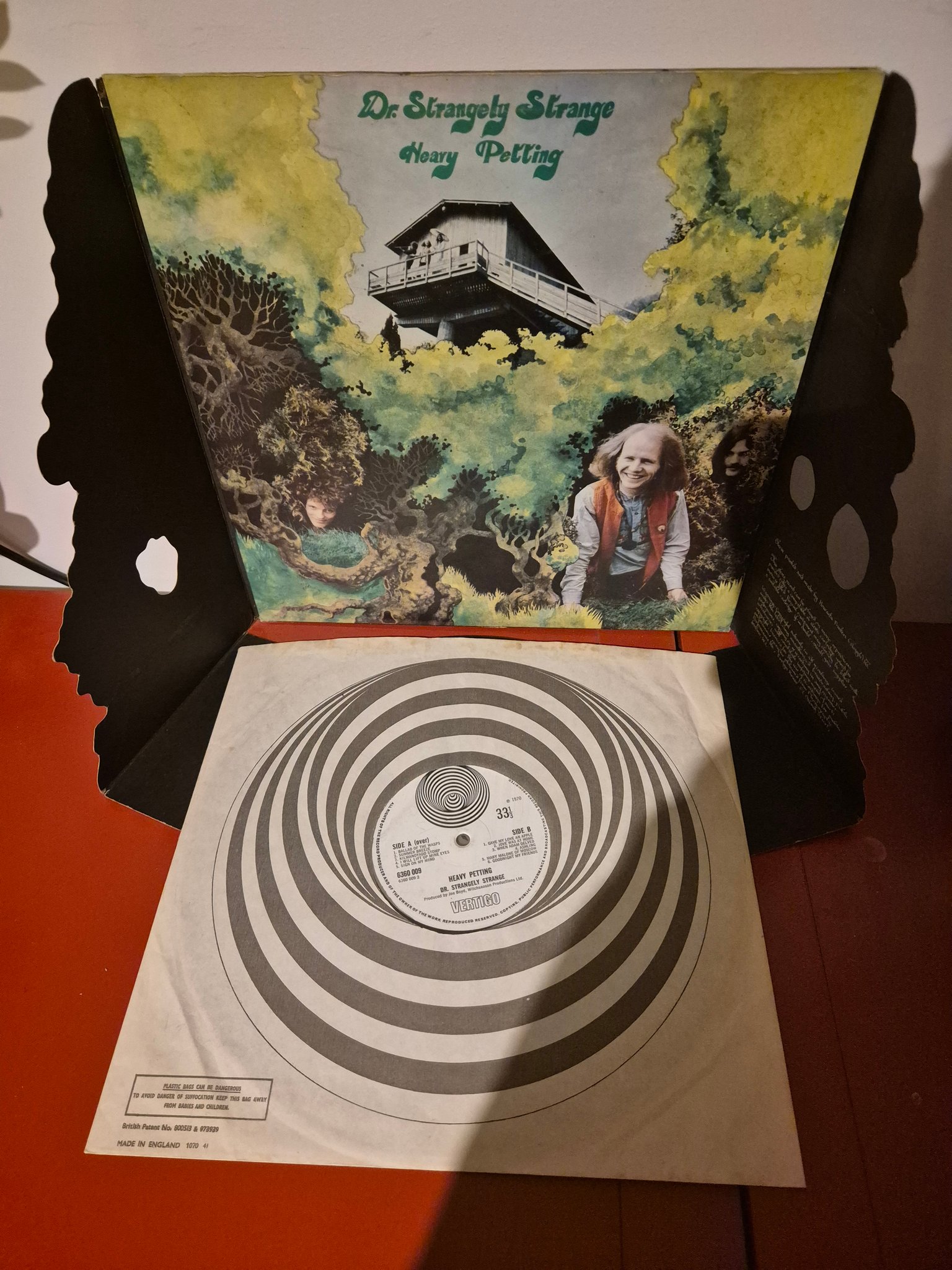 First vertigo album release in 1969