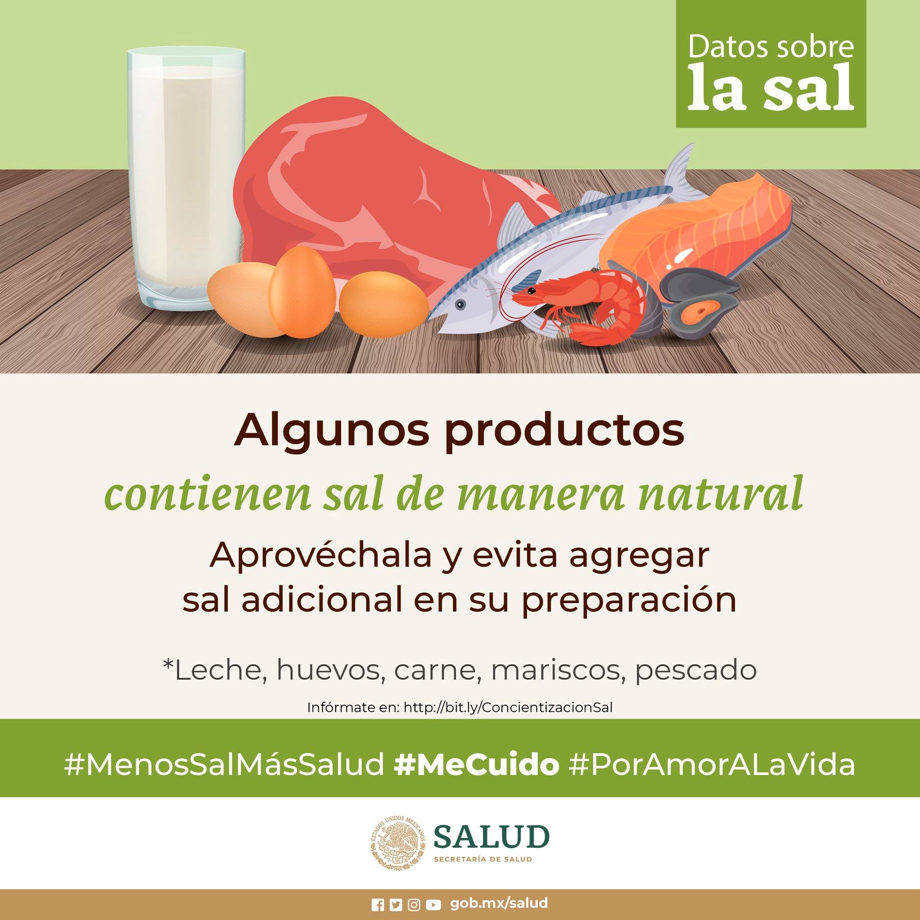 El consumo de #Sodio en exceso... - Secretaría de Salud