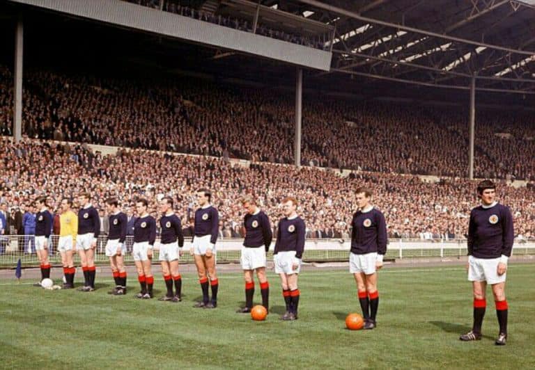 Football kits | Scotland 15 April 1967 Wembley Stadium England 2 ...
