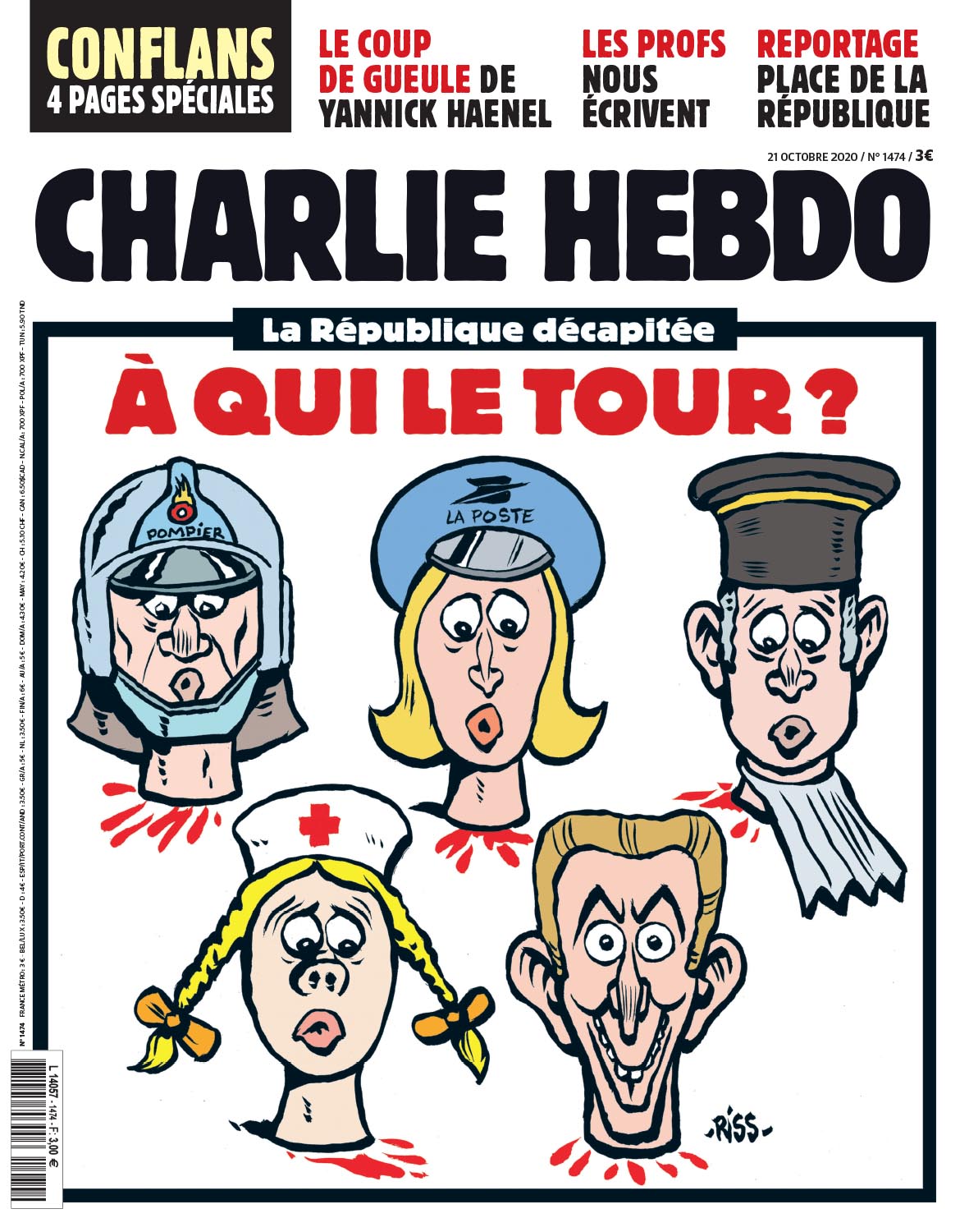 Charlie Hebdo Republique Decapitee A Qui Le Tour Retrouvez Le Coup De Gueule De Yannick Haenel Les Professeurs Nous Ecrivent Se Reveiller Dans Un Sarcophage