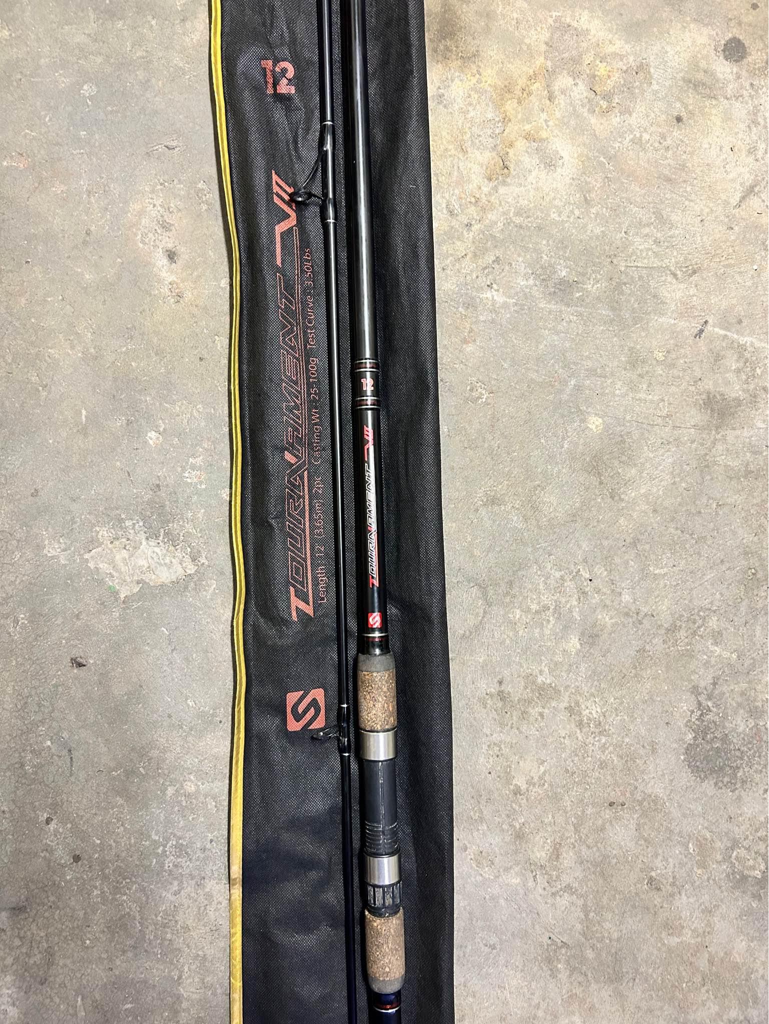 12 foot Sensation tournament VII rod with panther combo rod NEG ...