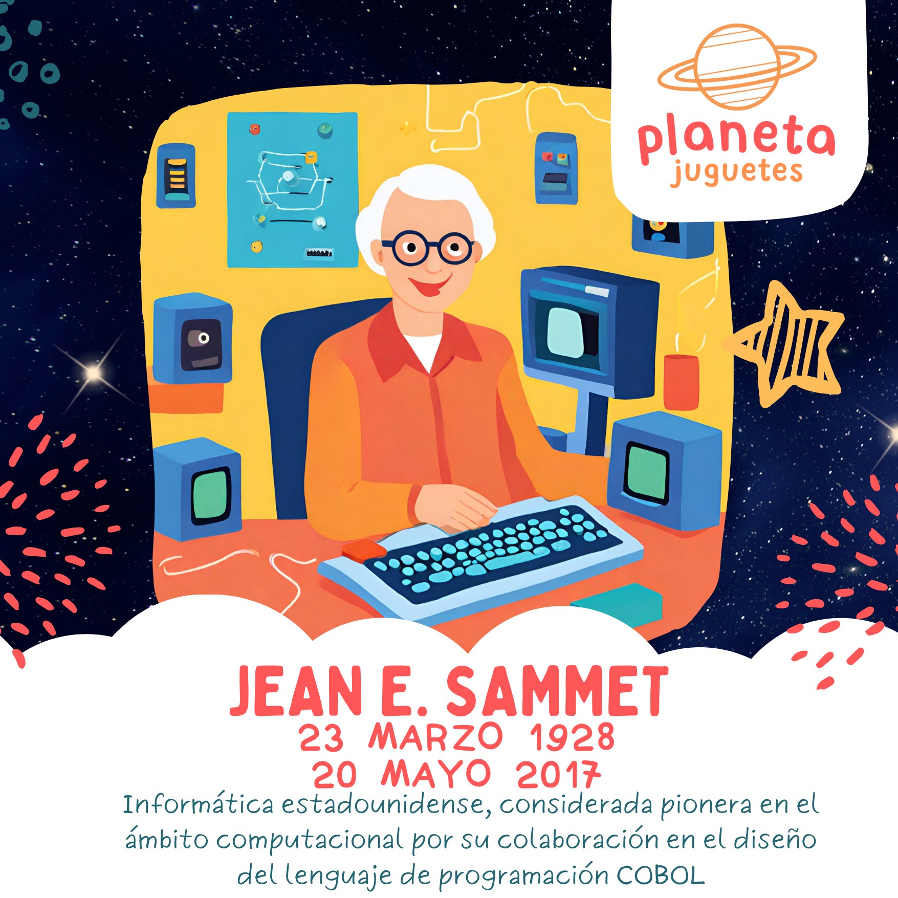 🌟 Recordando a Jean E. Sammet: una... - Planeta Juguetes