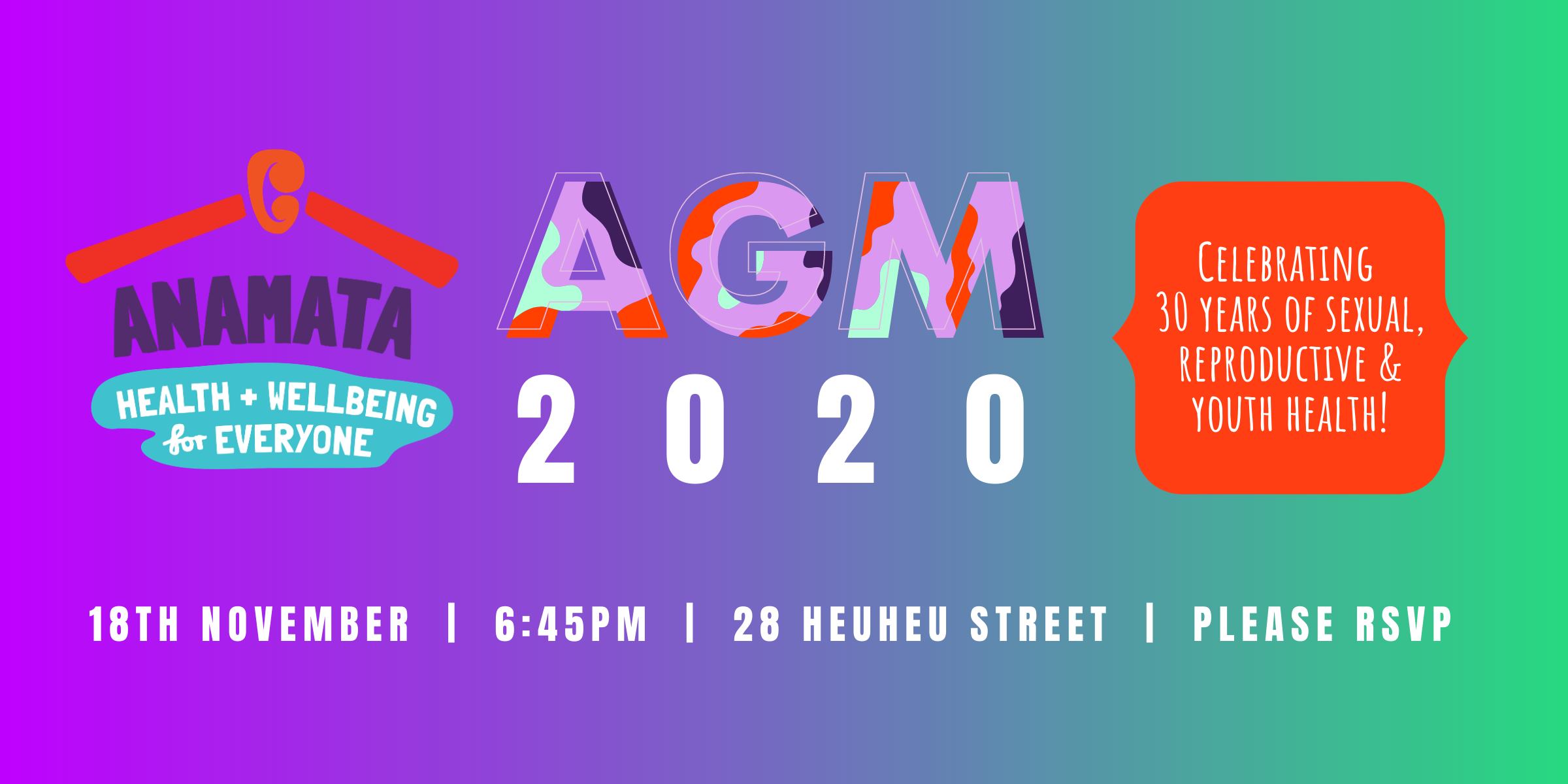 Anamata's AGM 2020