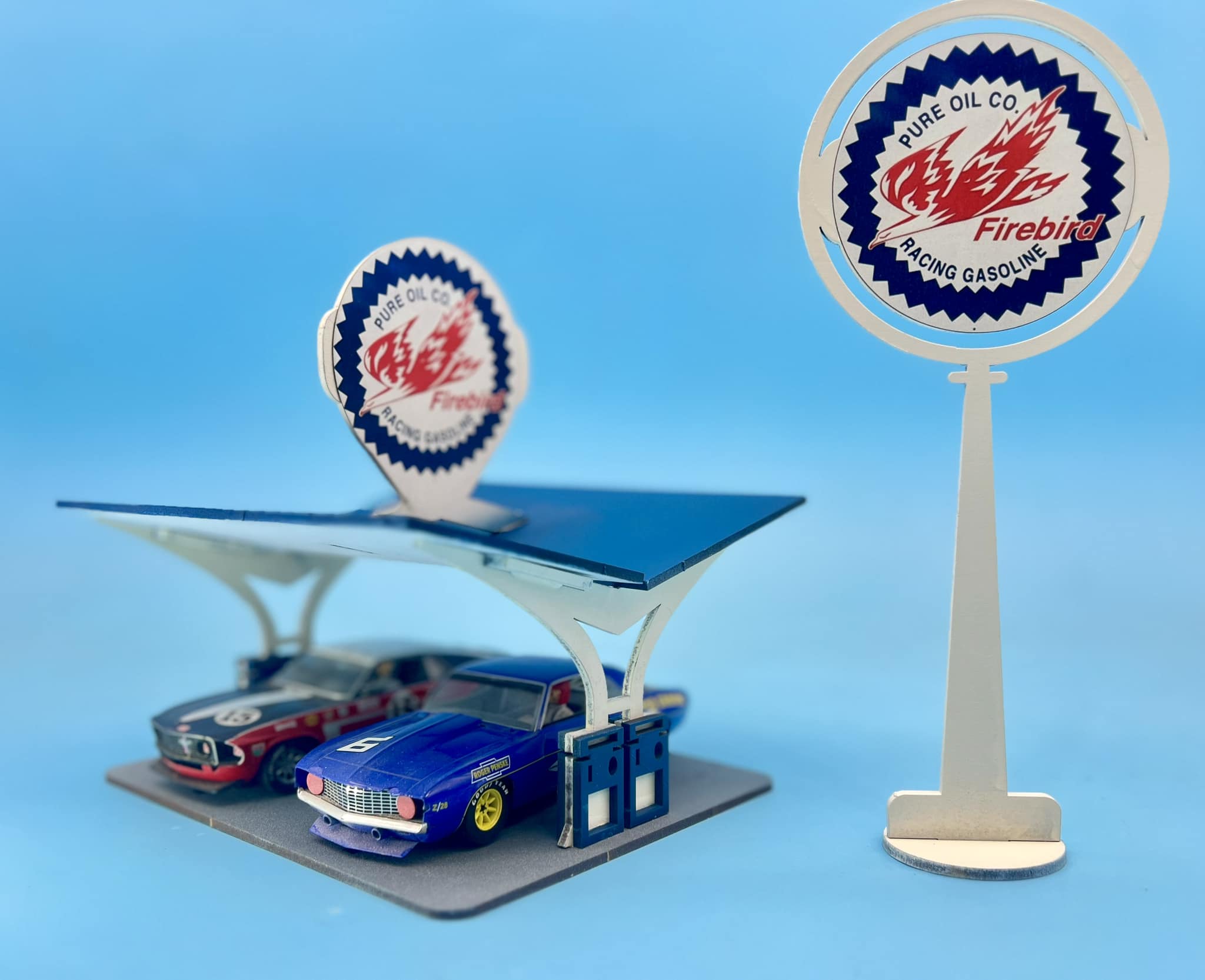 Pure oil was the official fuel of NASCAR. The company was later 