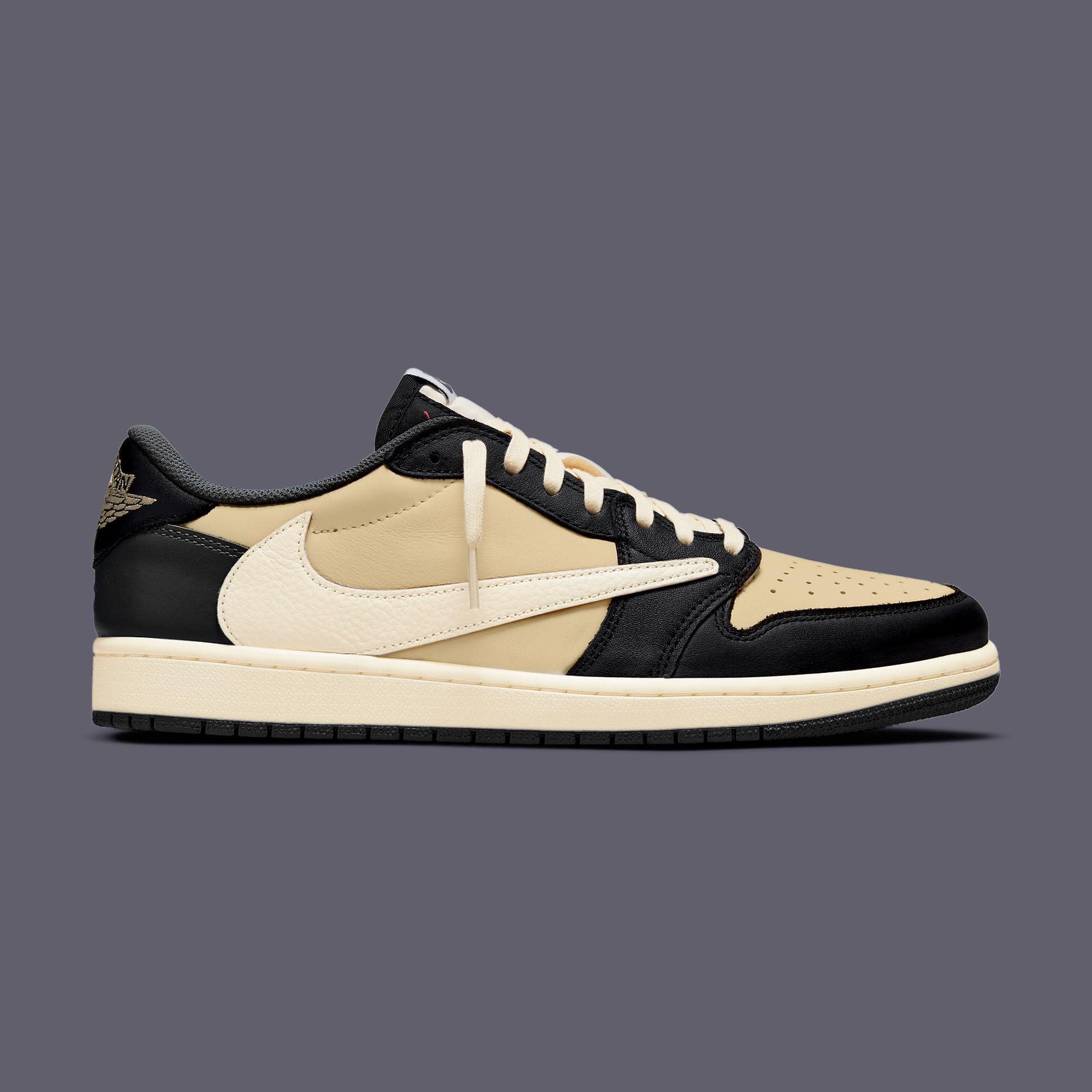 Travis Scott x Air Jordan 1 Low OG “Pale Vanilla” . Coming Holiday 