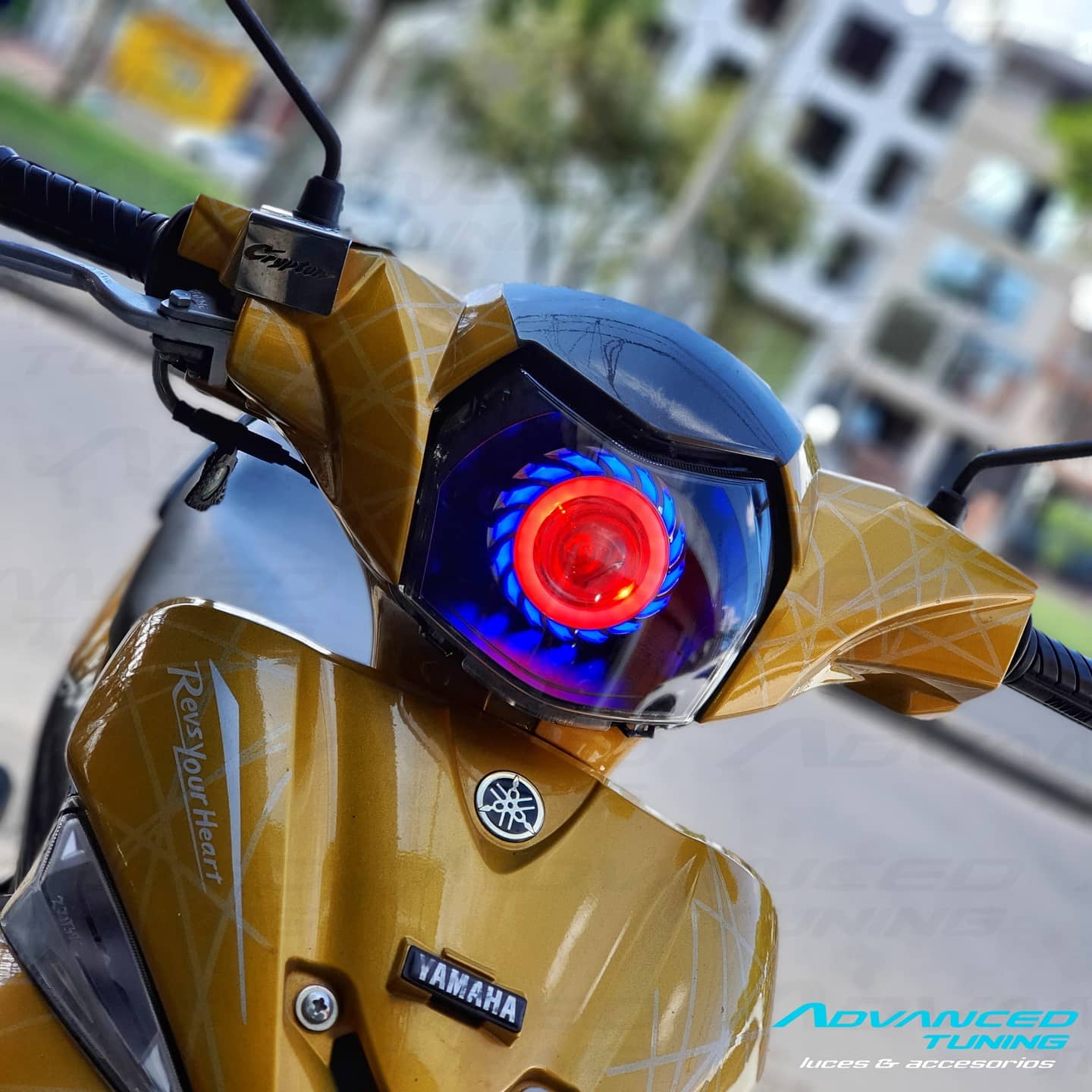 ADVANCED TUNING - Yamaha Crypton f.i con proyector tipo...