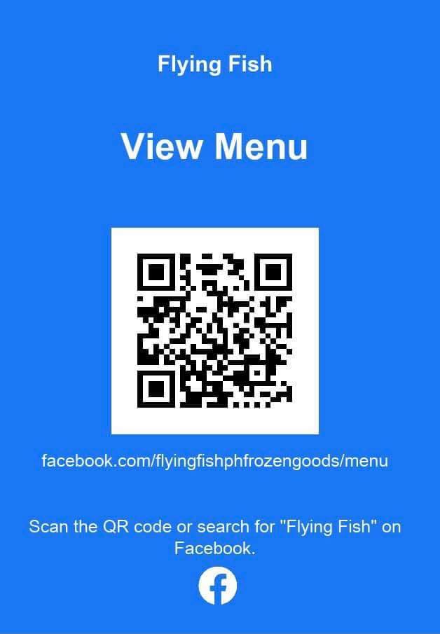 Flying Fish - You may scan our QR code for our updated menu 🙂 | Facebook