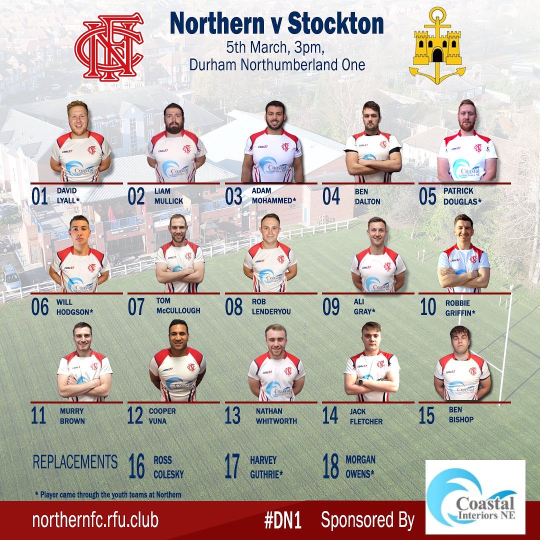 Its a Stockton Rugby Club double... - Northern Football Club