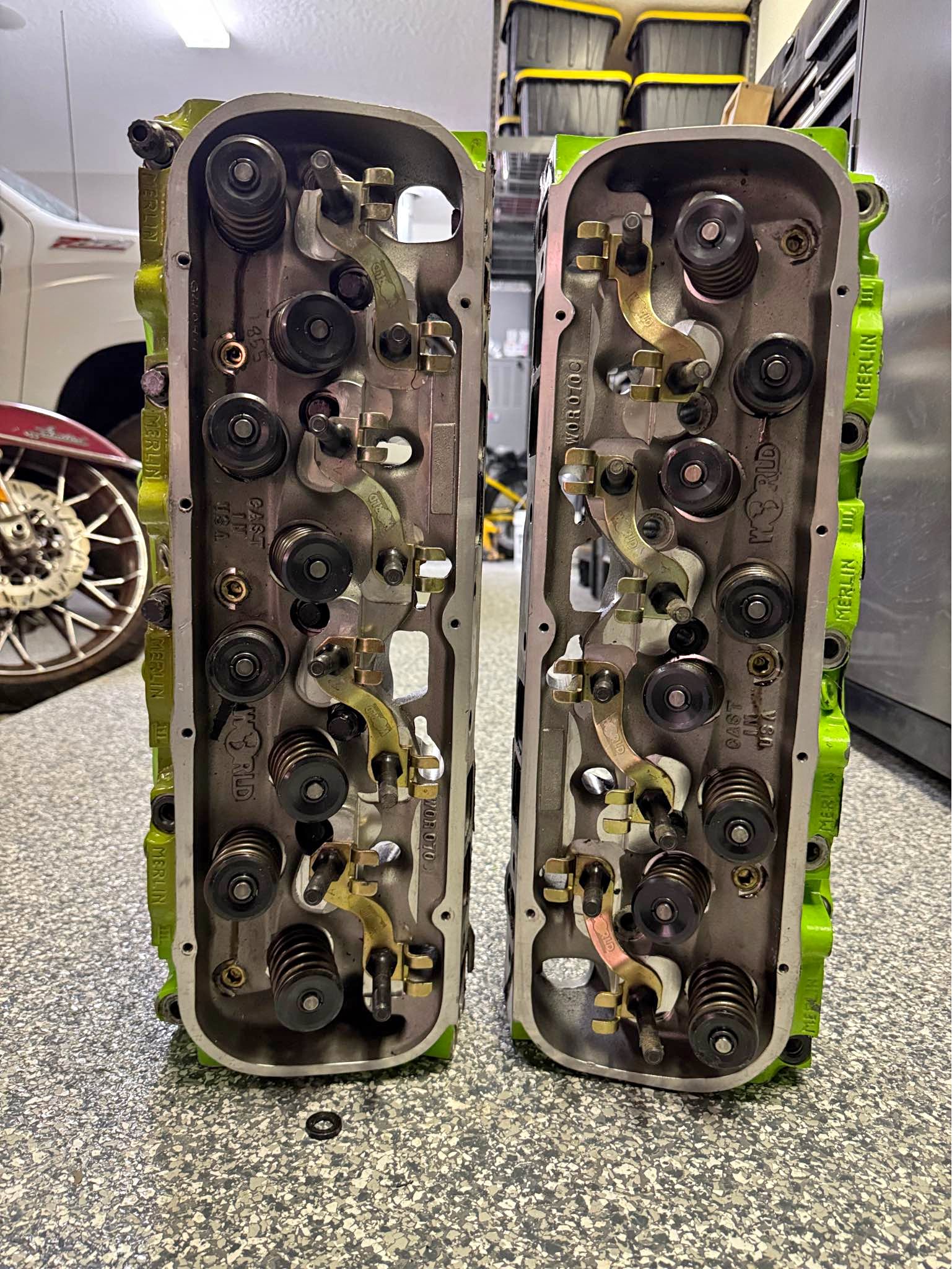 Aluminum Big Block Chevy World Product Merlin Heads Part 020650. - Car ...