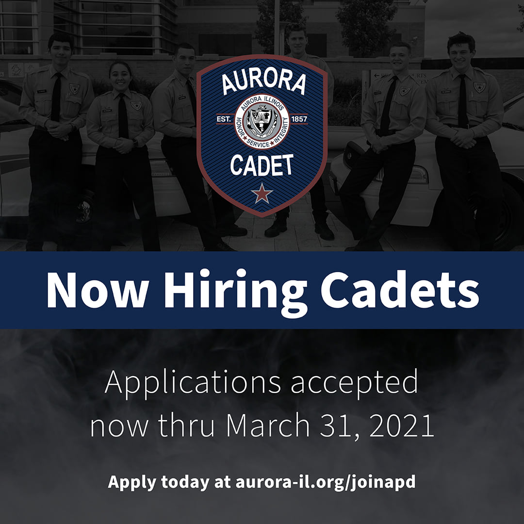 Aurora - APD is hiring Cadets! Are you between 17 and 19 and interested ...