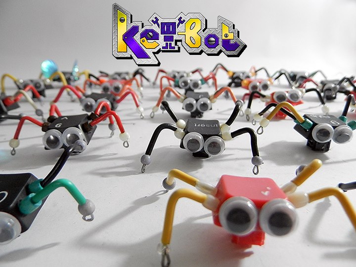 Keybots - The all new Minisectibots! (Mini Insect Keyboard...