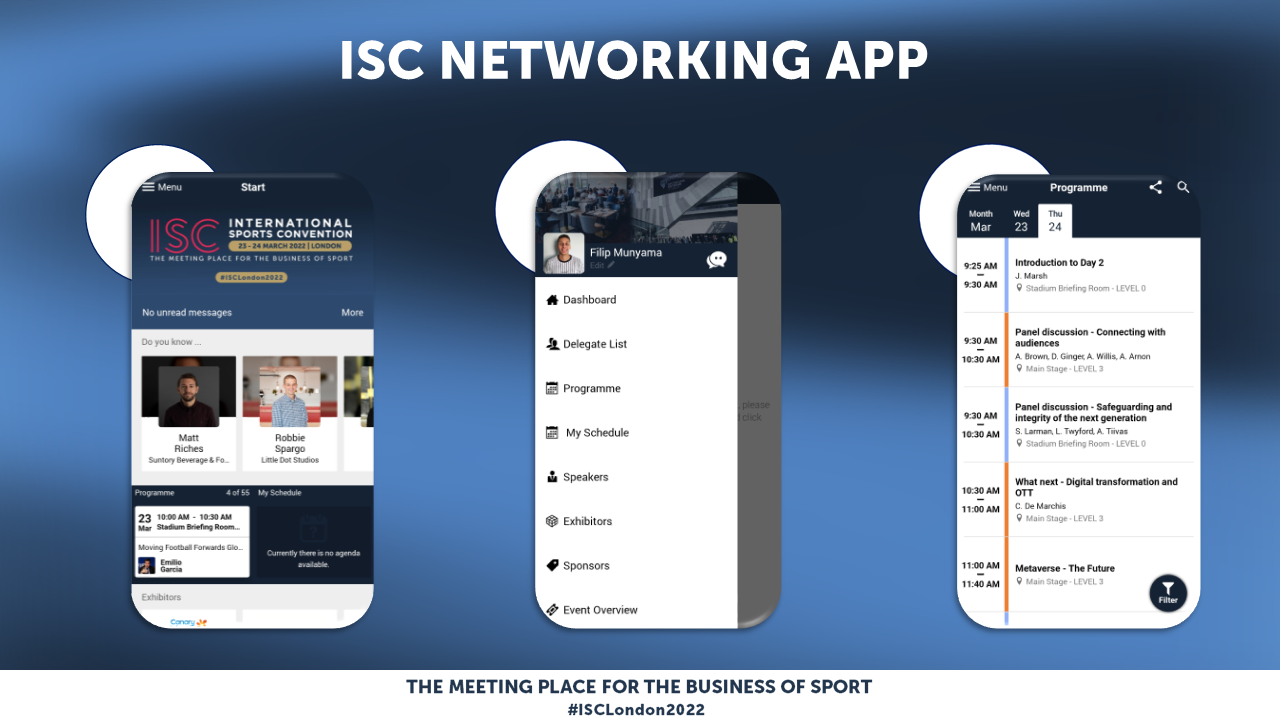 The ISC Networking app... - International Sports Convention | Facebook