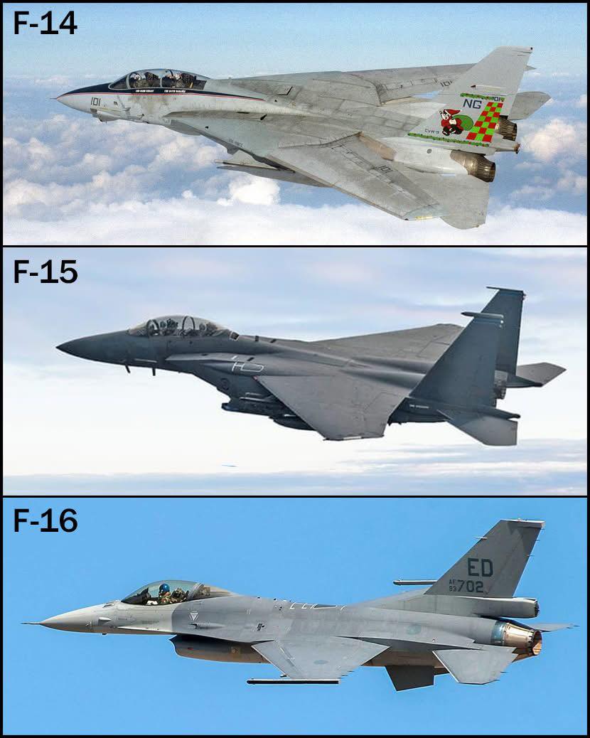 US Aircraft : F-14 | F-15 | F-16 #usa