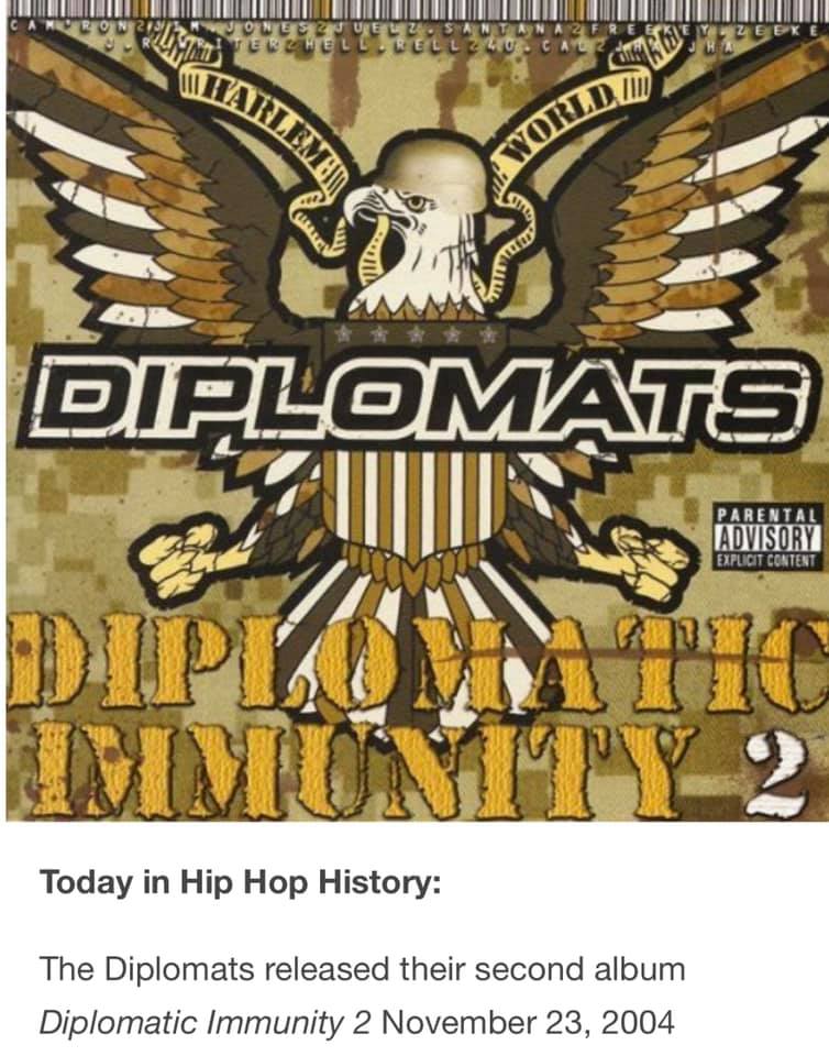 19 years ago today The Diplomats released their debut album