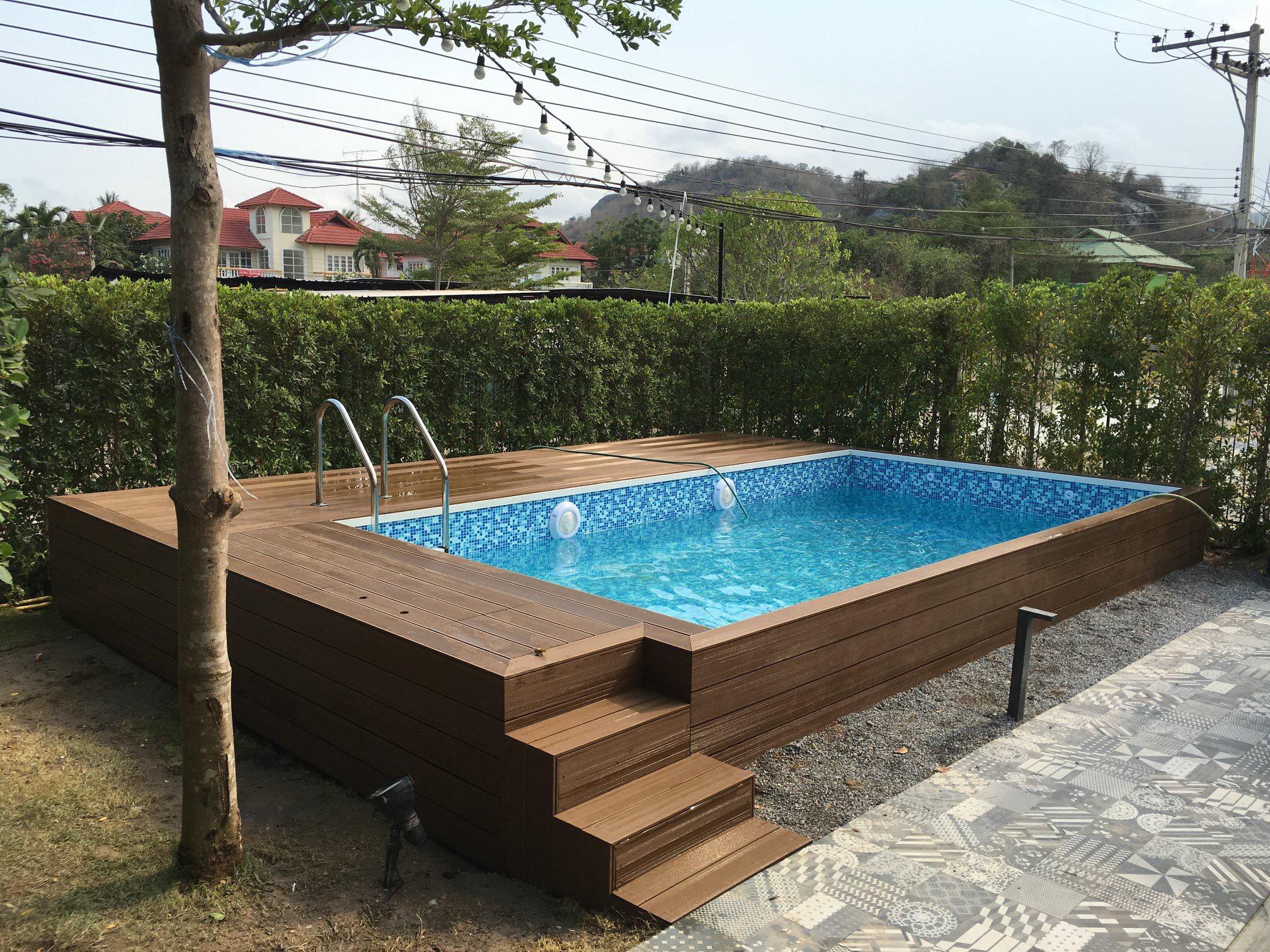 สระแบบตั้งบน... - สระว่ายน้ำสำเร็จรูป-Knock Down Swimming Pool | Facebook