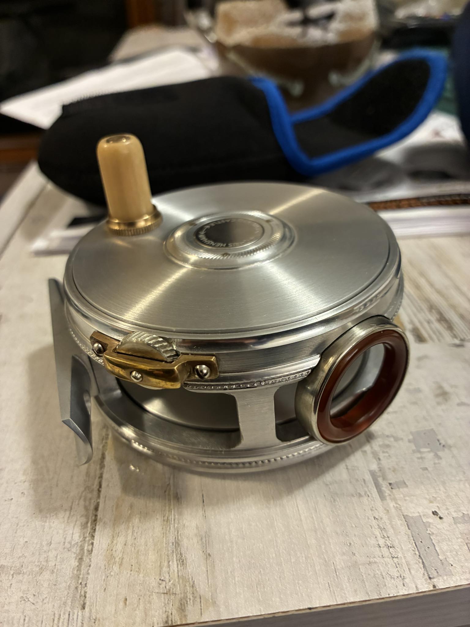 chris henshaw fly reels Brass Face Perfect Reel 2 5/8" Flywerks | Raspberryfisher's Blog