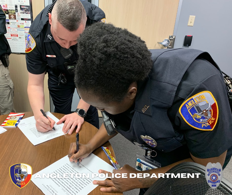 Congratulations to... - Angleton Police Department | Facebook