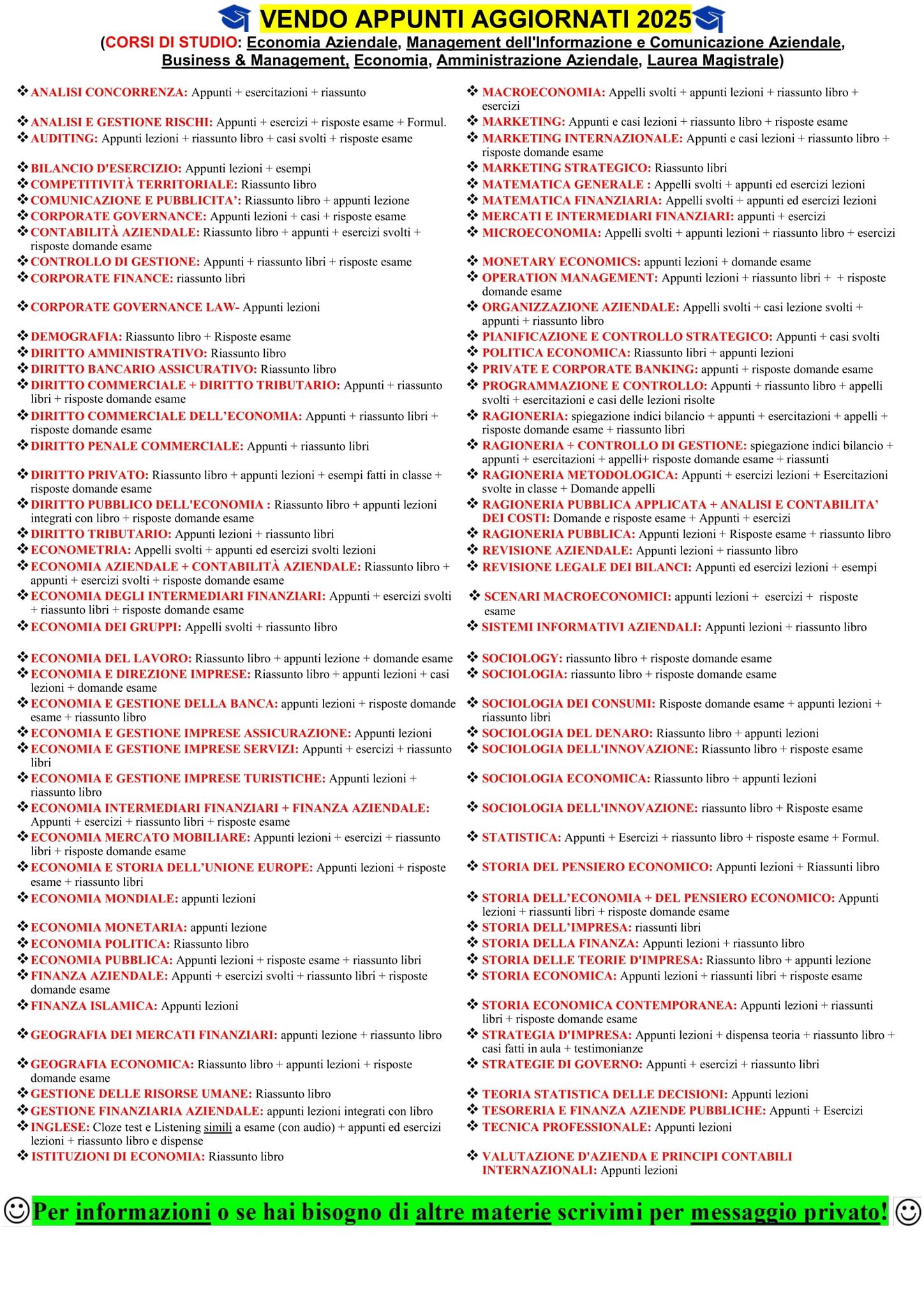 MATRICOLE UNITO a.a. 2024/2025 | Facebook