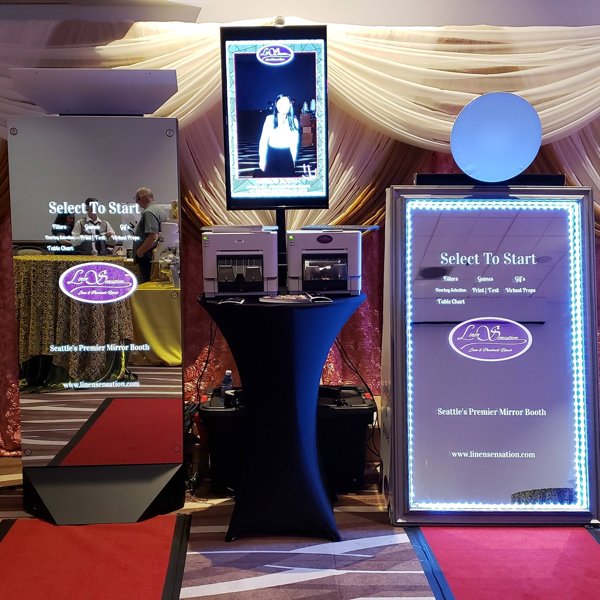 Linen Sensation Photo Booth... - Linen Sensation Photo Booth