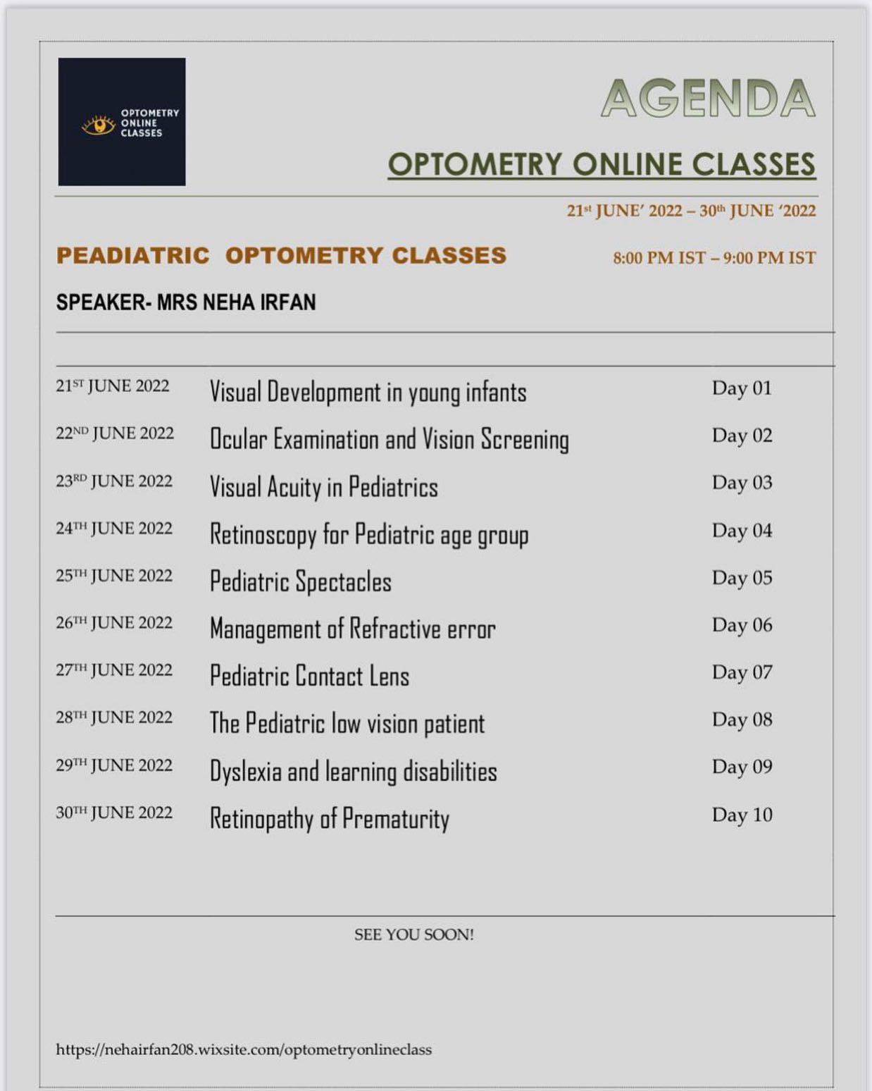 Optometry Online Classes - Home