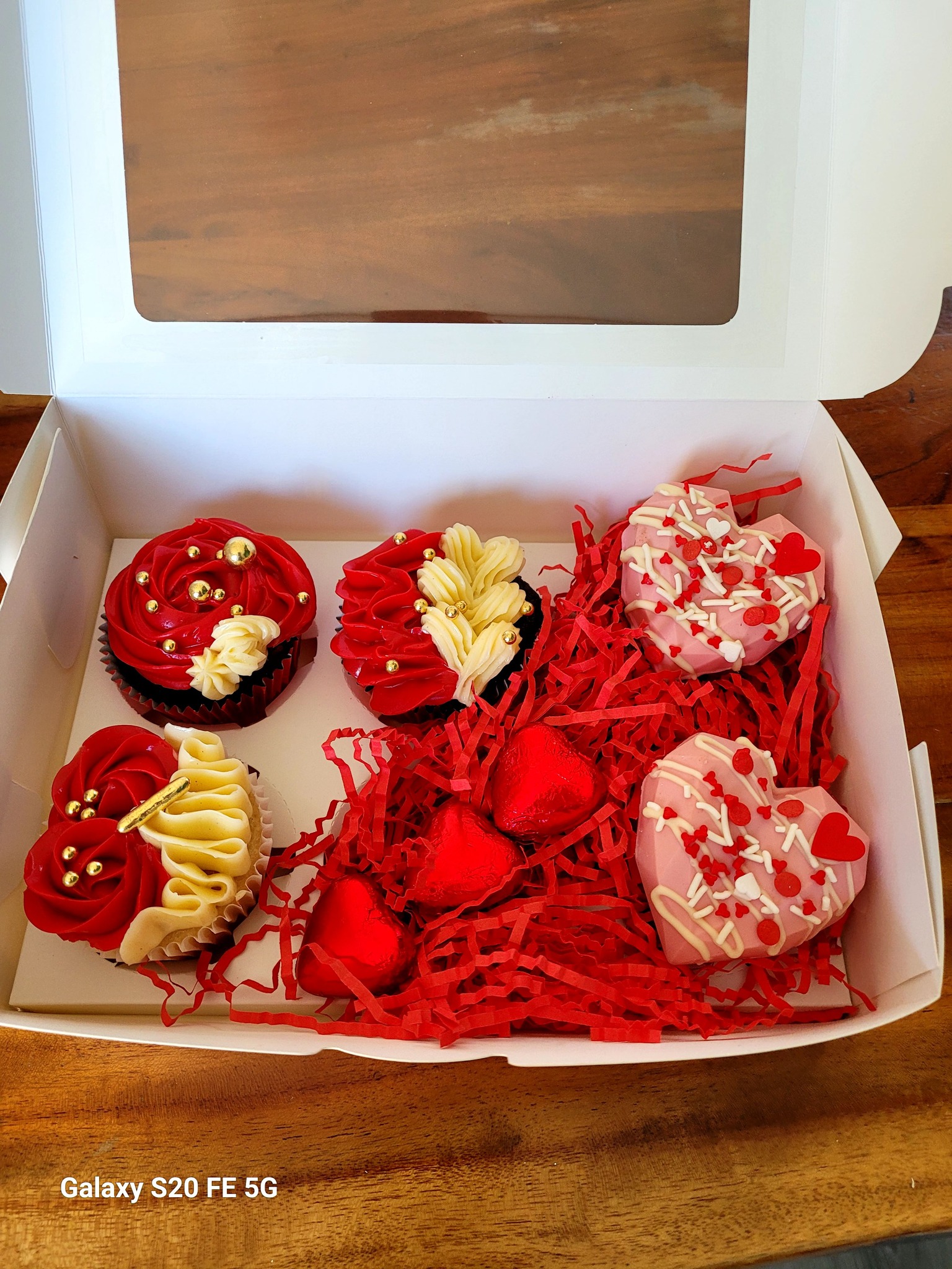 Boîtes Pâtisserie Papier Kraft Doré Avec Fenêtre - Lot De 50 Boîtes Gâteau 10,16 X 10,16 X 5,7 Cm Pour Biscuits Et Desserts