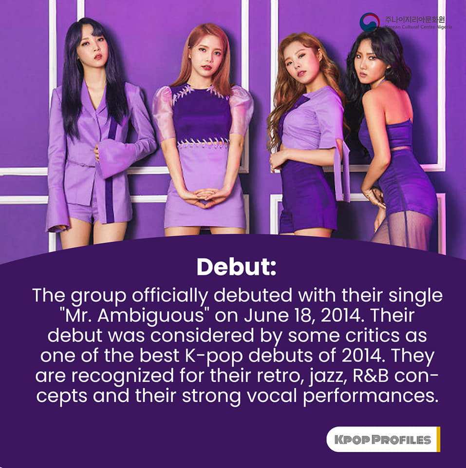 Mamamoo K-pop group profile and music