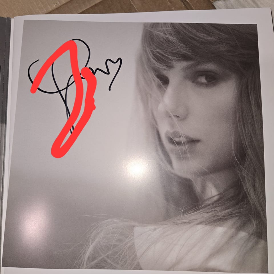 Looking to trade one SIGNED TTPD for one signed SABRINA CARPENTER