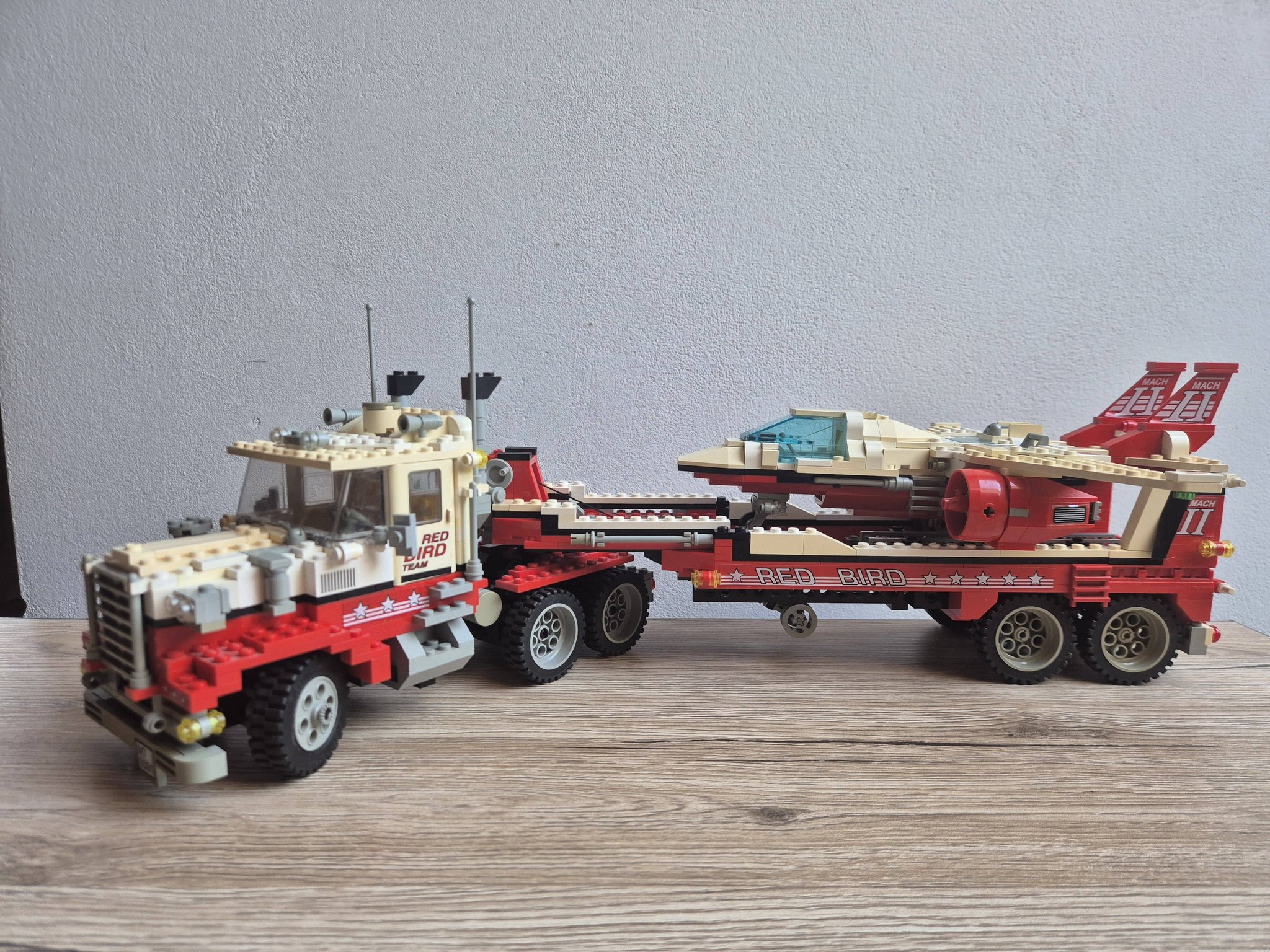 The peak of 90s LEGO design. Model Team 5591 Red Bird and 5563 