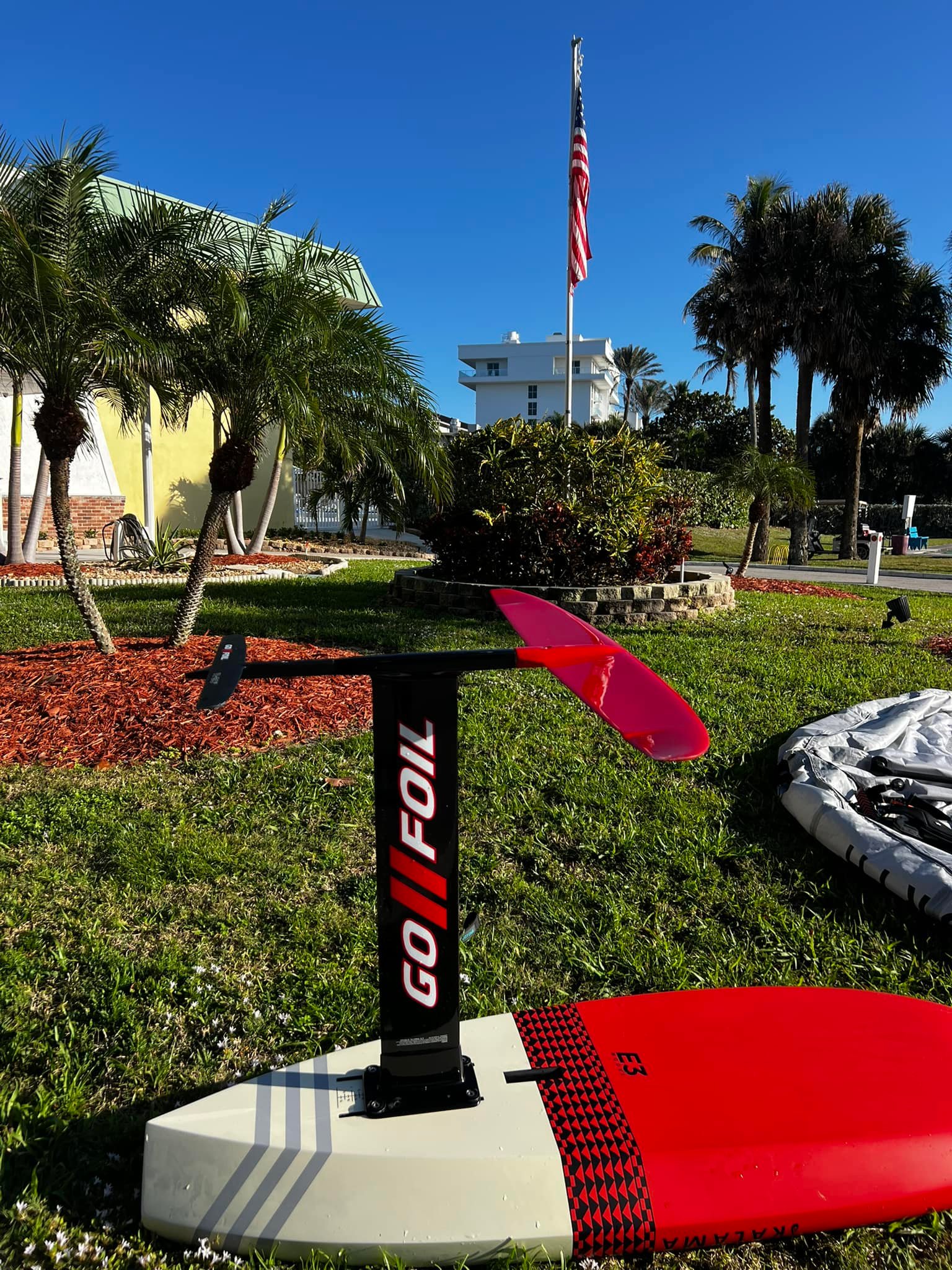 Gofoil RS1300 and Short Fuse Mast for Light Wind and Small Waves