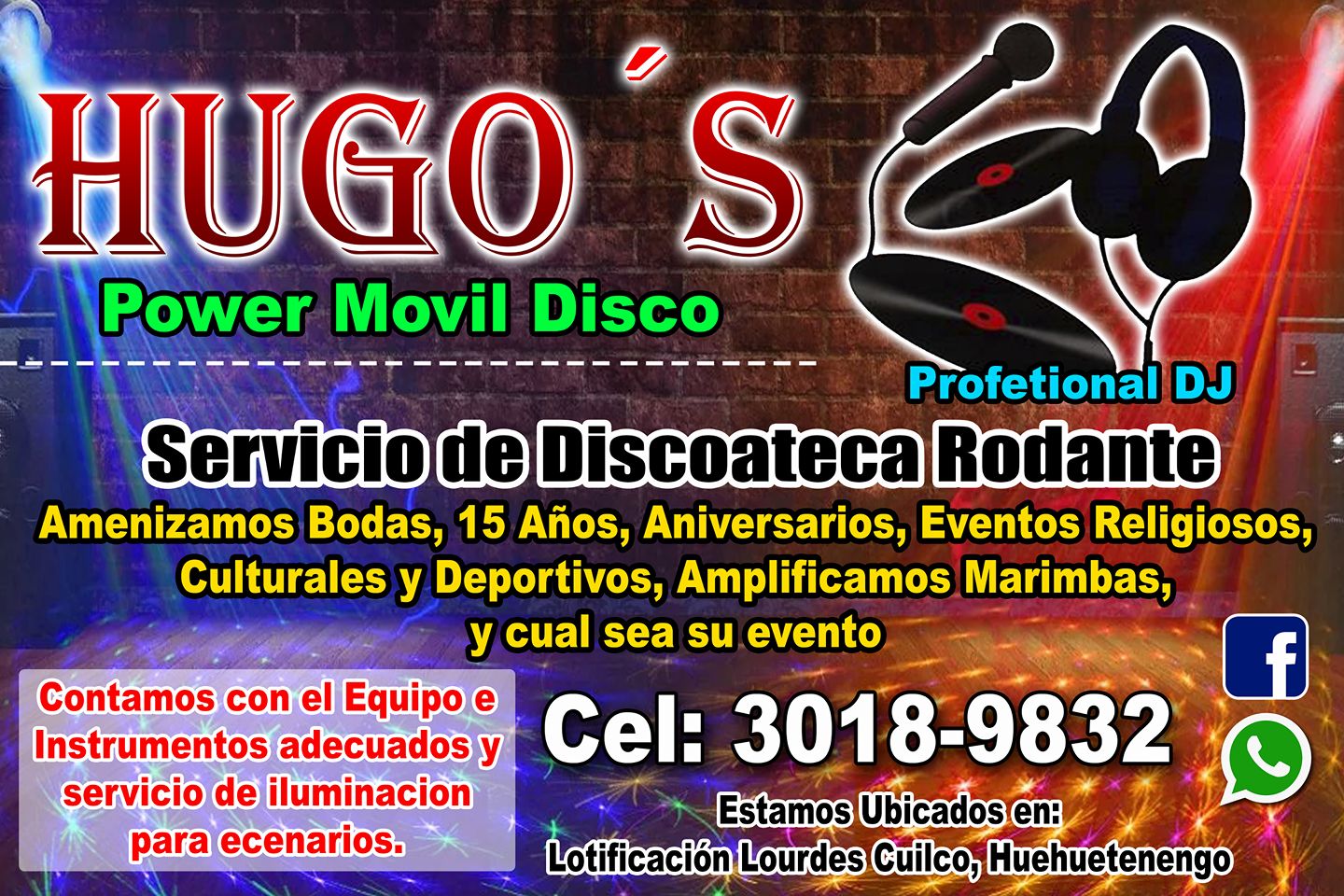 Hugo's Power Movil Disco