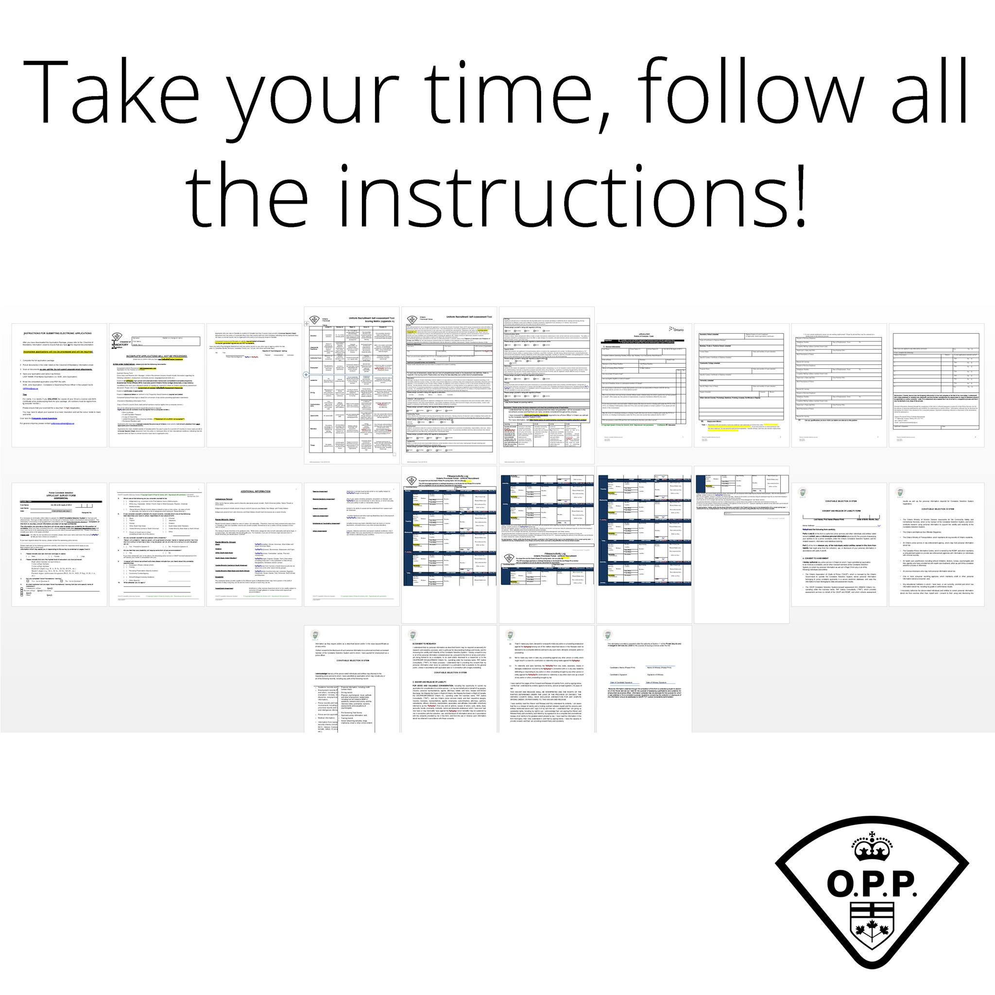 Our application is... - Ontario Provincial Police - Careers