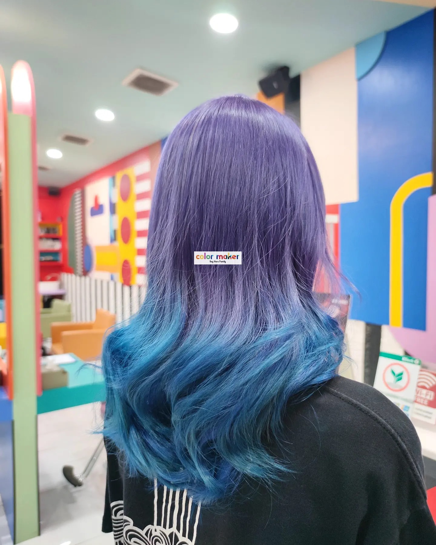 Color Maker - 💜💙สีผมโทนม่วงฟ้า ความผสมผสานที่ลงตัว... | Facebook
