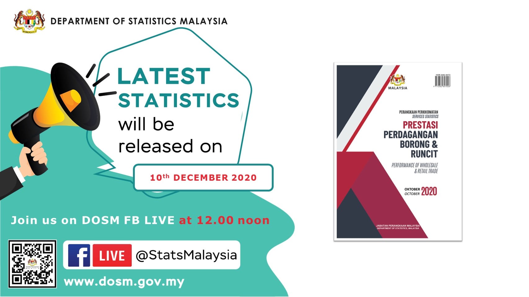 Stay Tuned Dosm Department Of Statistics Malaysia Facebook