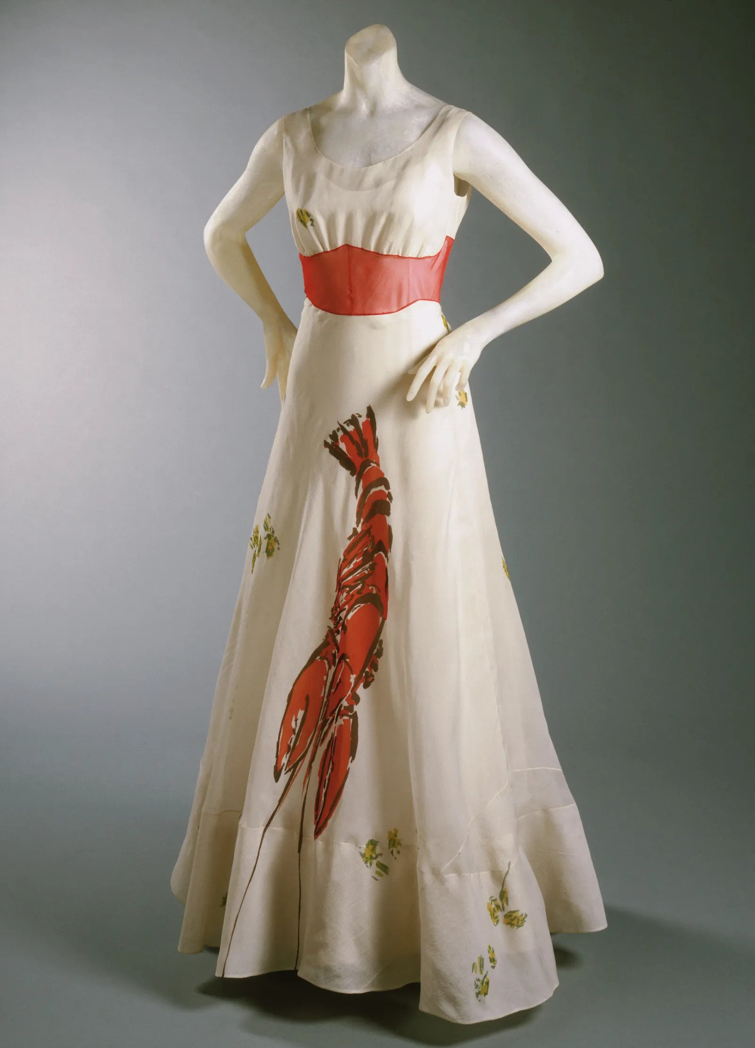 Schiaparelli's lobster dress inspired by Salvador Dali