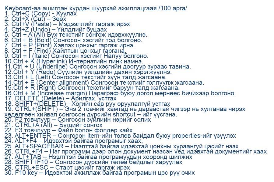 Prolog Solution - Keyboard дээр ажиллах аргачлалууд : | Facebook