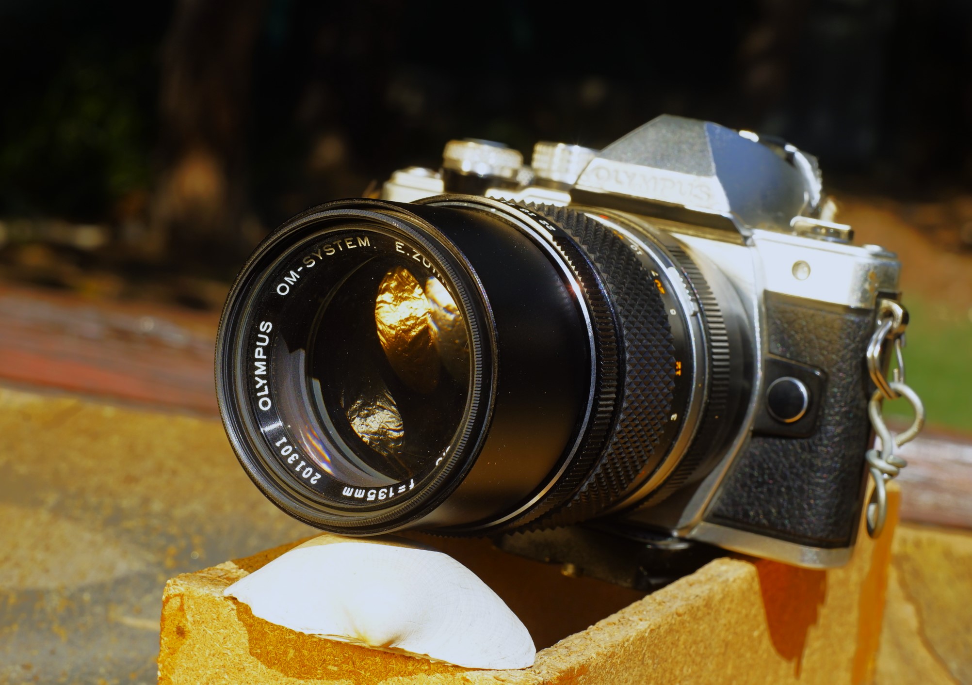 My first camera, a Olympus Pen-EE with D. Zuiko 28mm lens, 1968. I