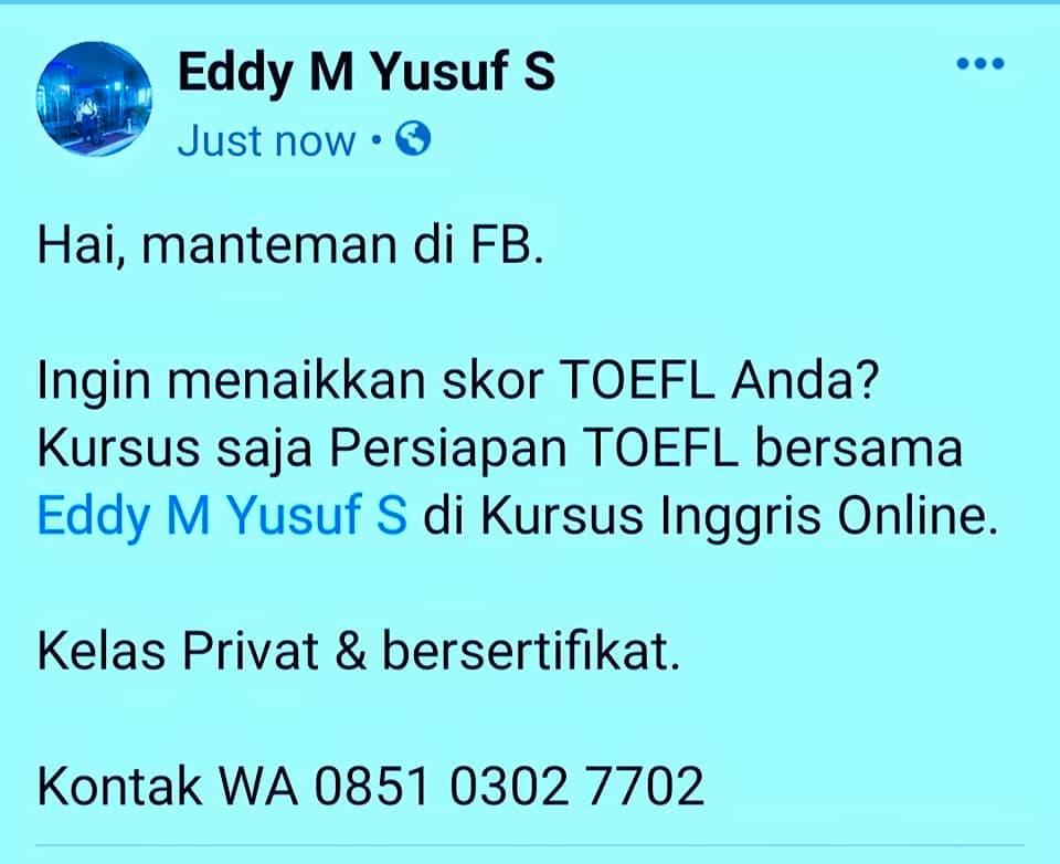 English By Eddy M Yusuf S English By Eddy M Yusuf S