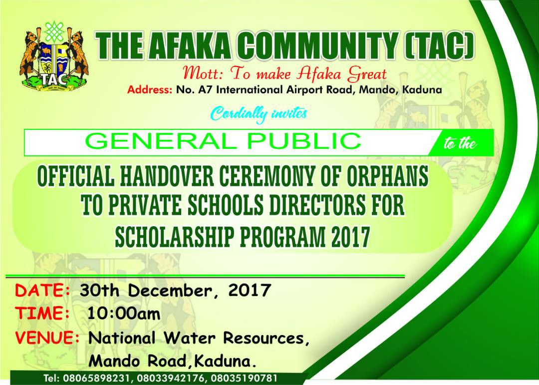The Afaka Community TAC Na... - The Afaka Community - Tac