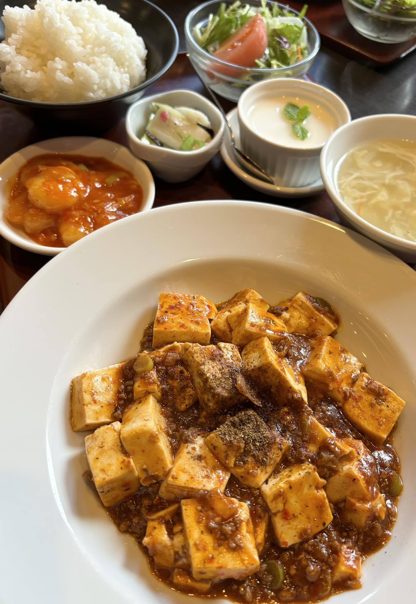中華DINING龍の壺』 福島市大森 クーポン麻婆ランチ ¥1,100 「ランチで 