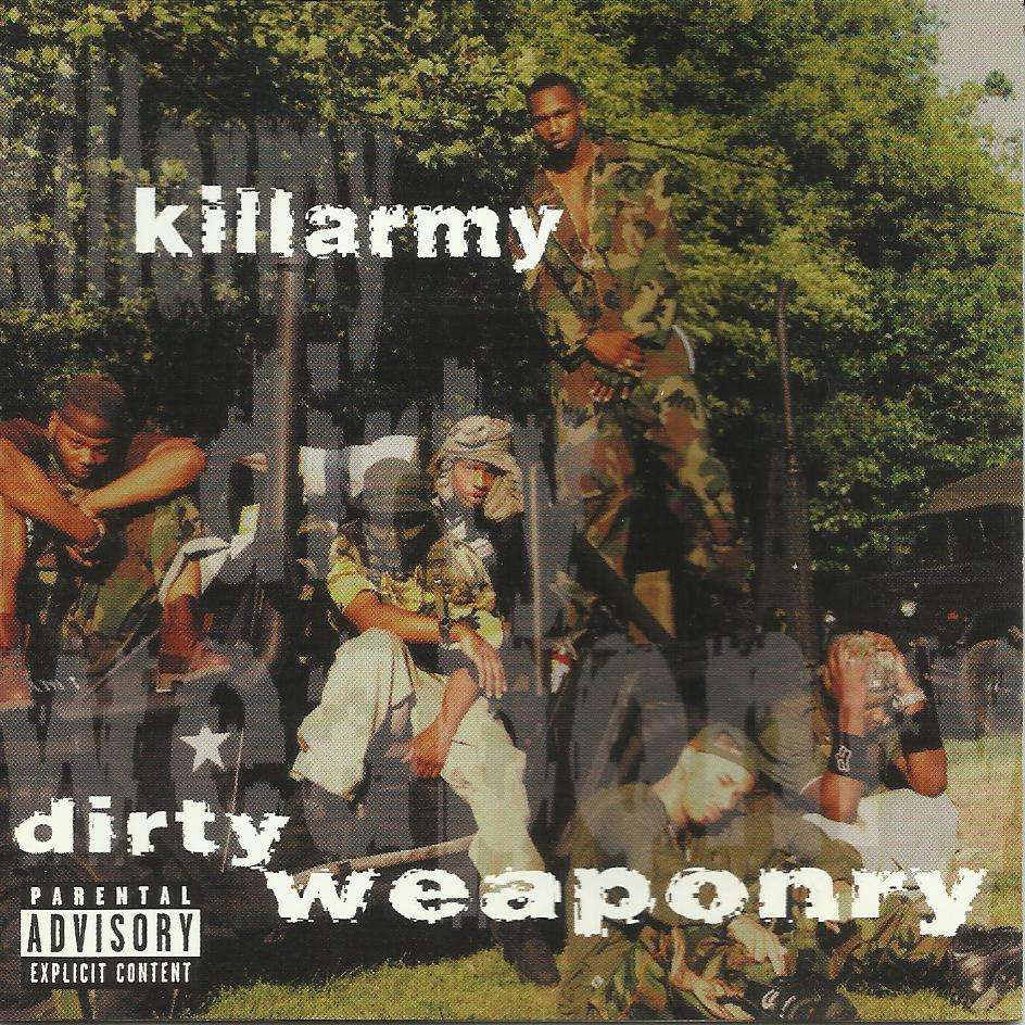 Killarmy's Dirty Weaponry album signed by Baretta 9 and RZA