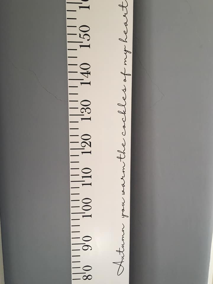 Our handwritten font on white! - Ruler Height Charts | Facebook