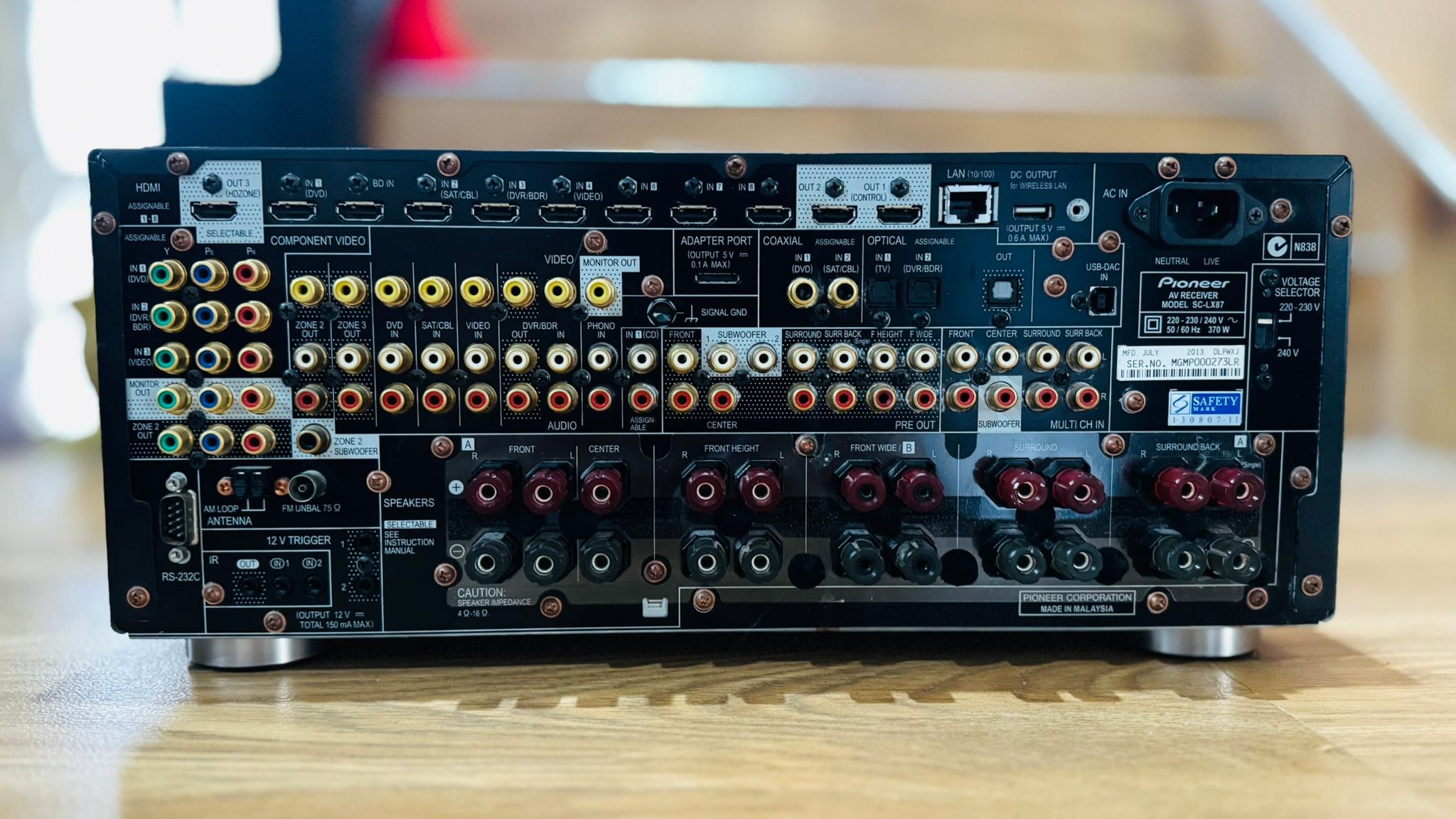 Pioneer SC LX87 9.2 AV Receiver for sale