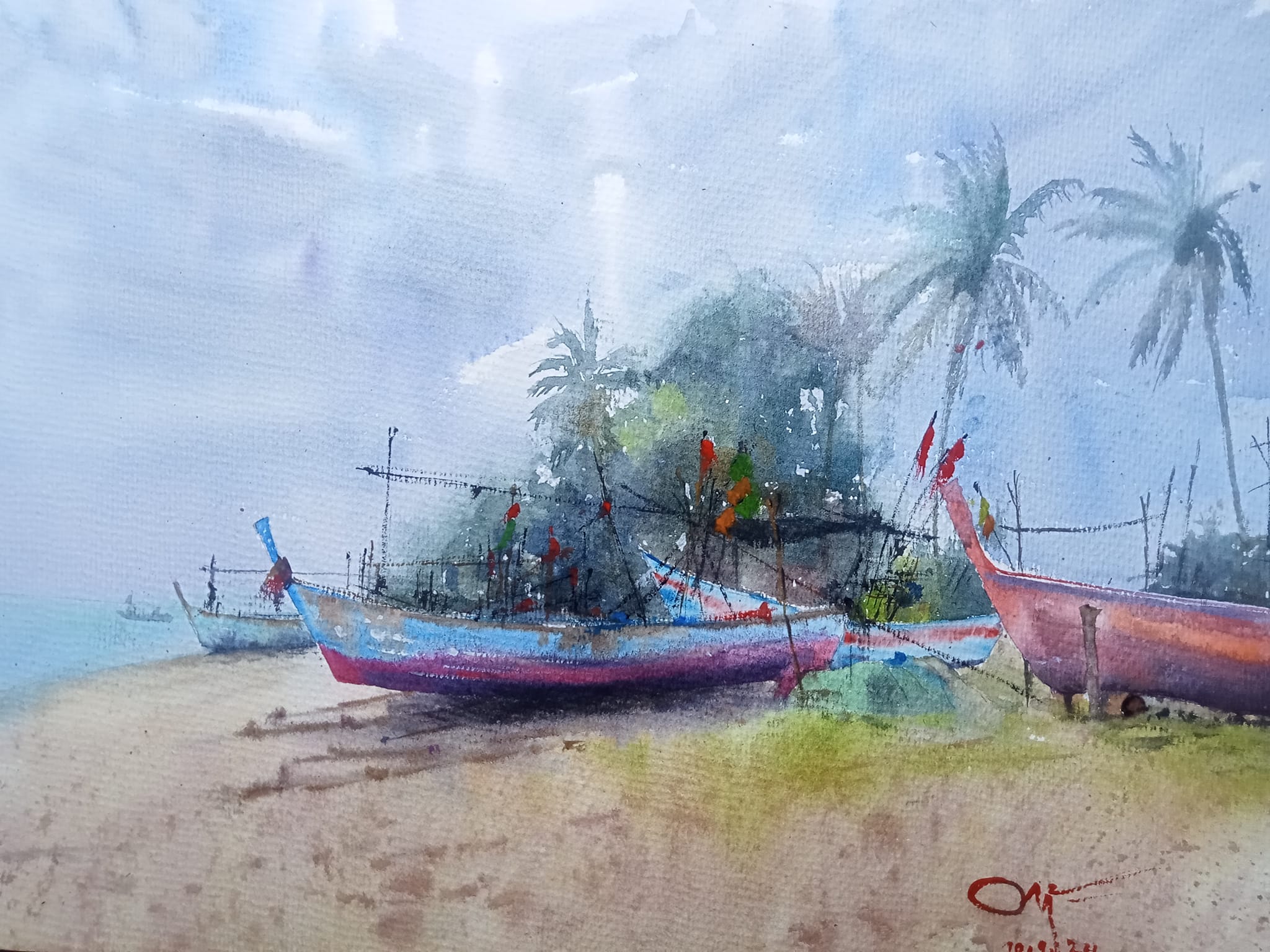 Artist Two Two From Myanmar🖌🖌🖌 Thanks to the teachers and